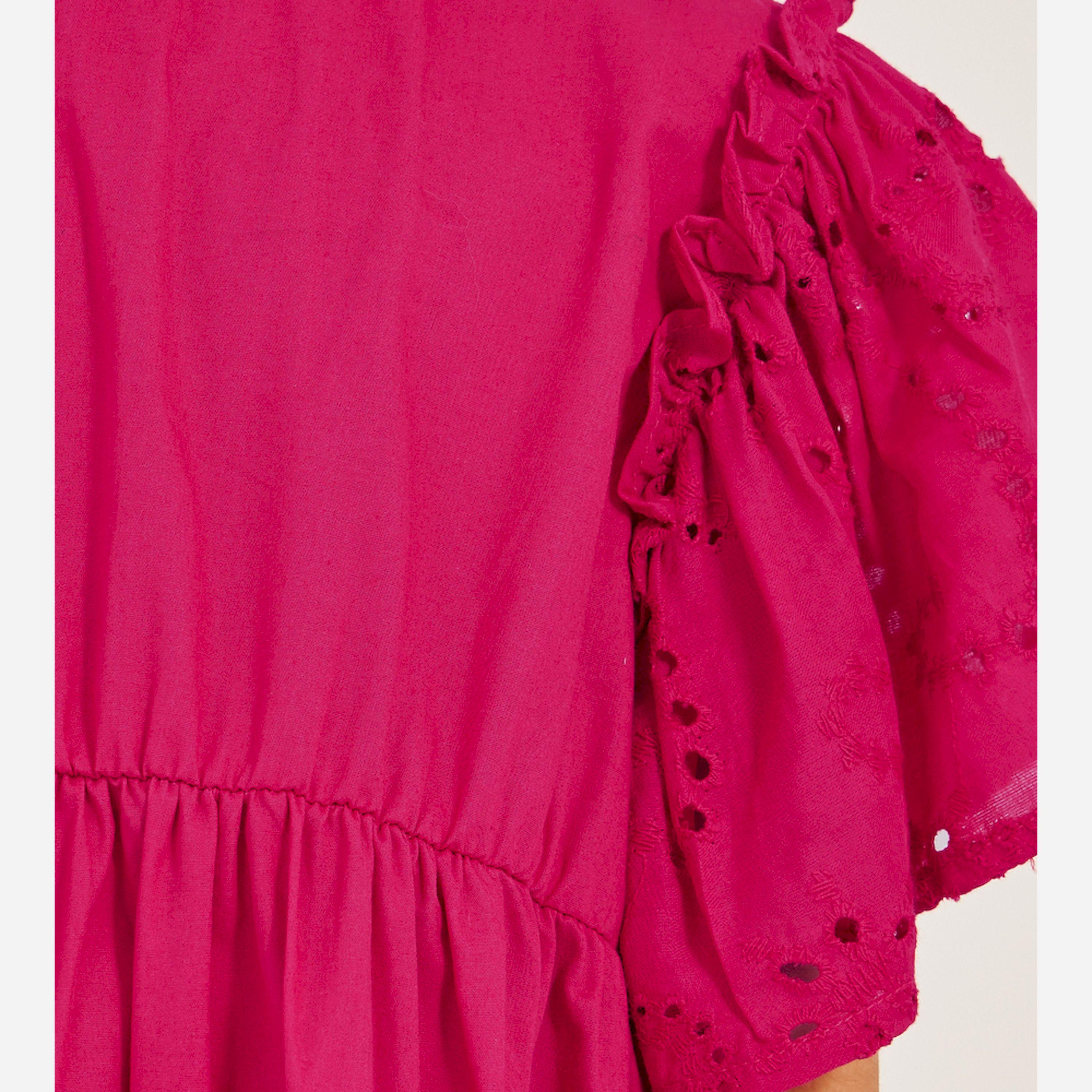 Styli Boarder Schiffly Dress-girls-clothing-dressesandjumpsuits-image-3