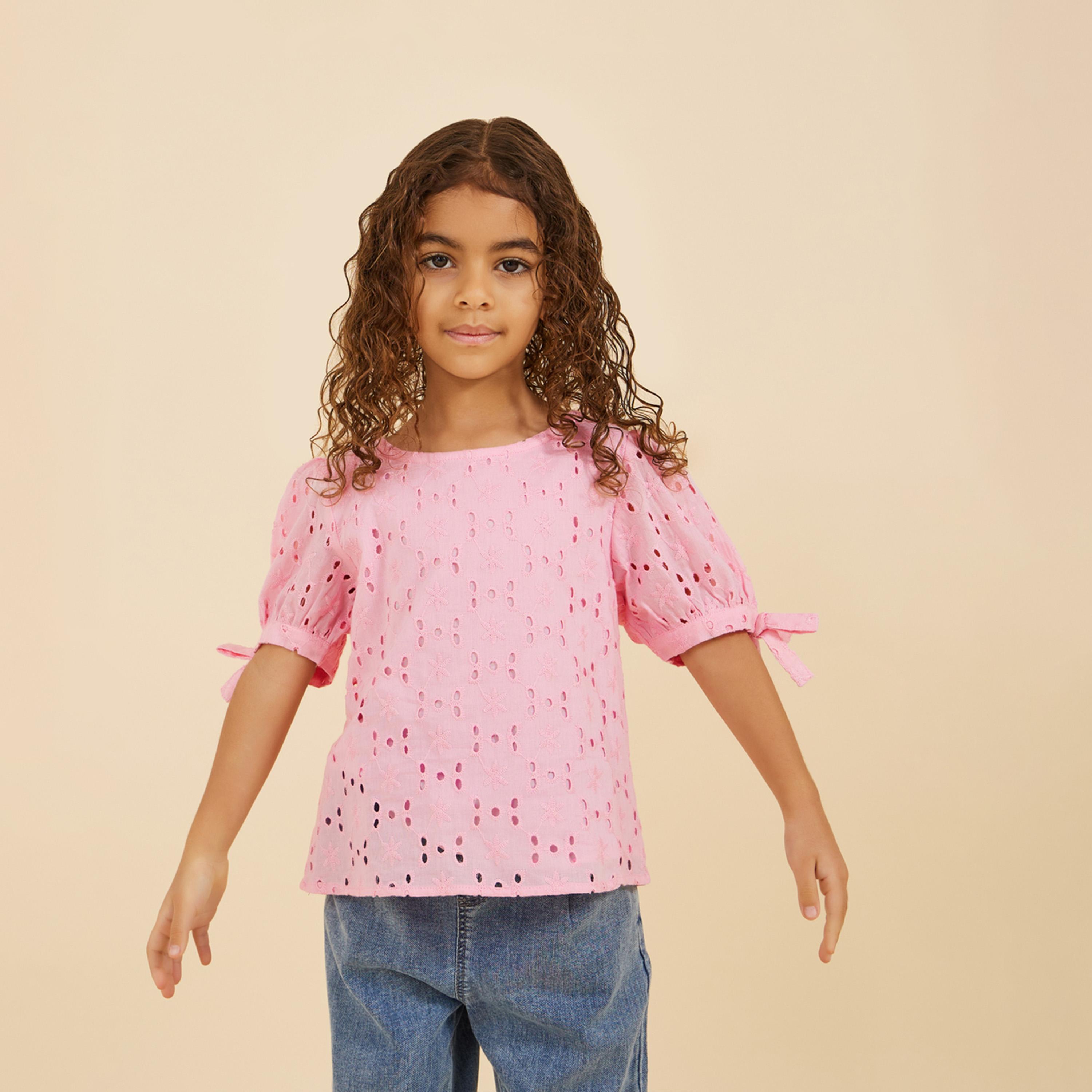 ستايلي - بلوزة شيفلي أنيقة-girls-clothing-blousesandshirts-image-4