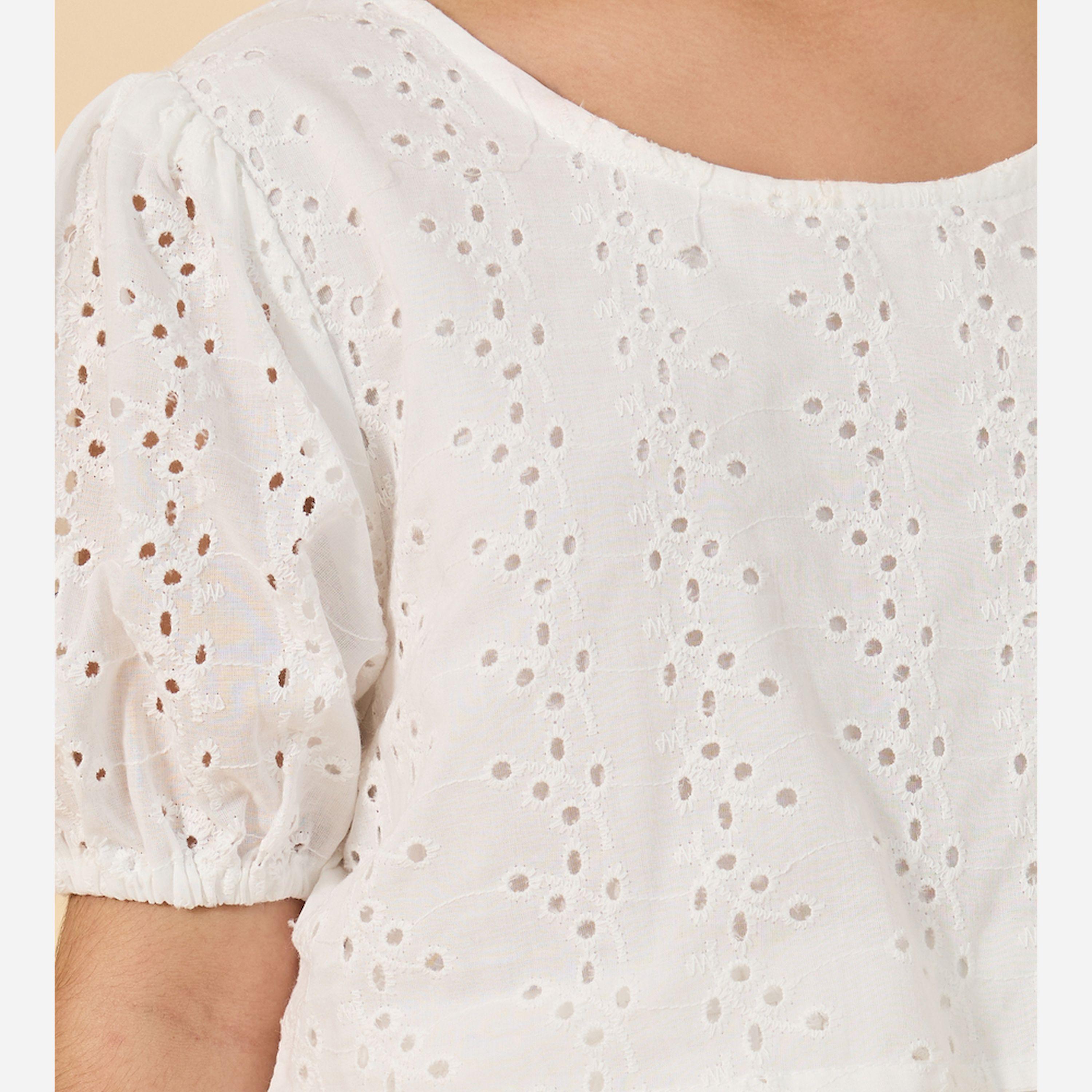 Styli Schiffli Dress With Tiers-girls-clothing-dressesandjumpsuits-image-3