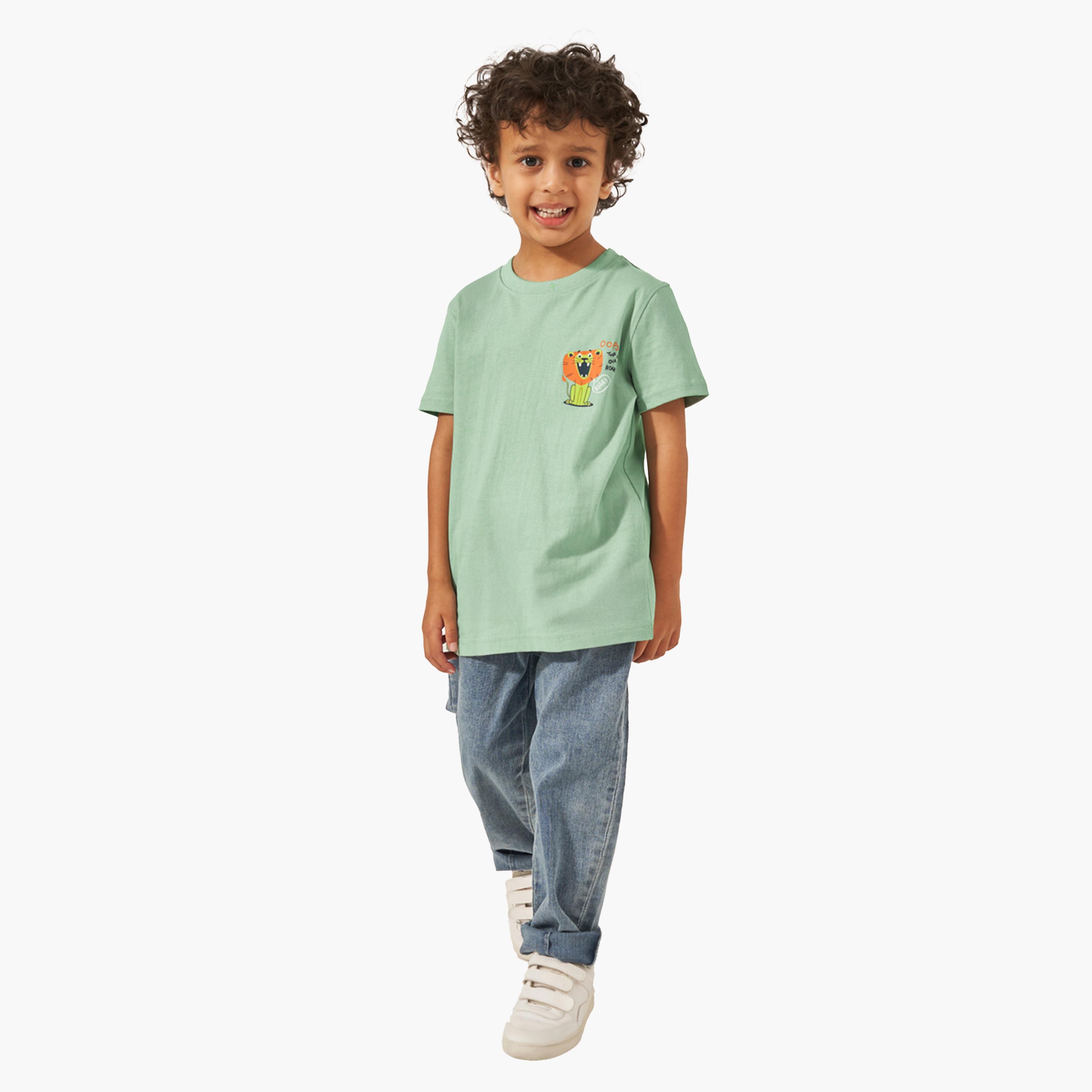 Styli Graphic Print Short Sleeve T-Shirt-boys-clothing-tshirtsandpolos-image-2