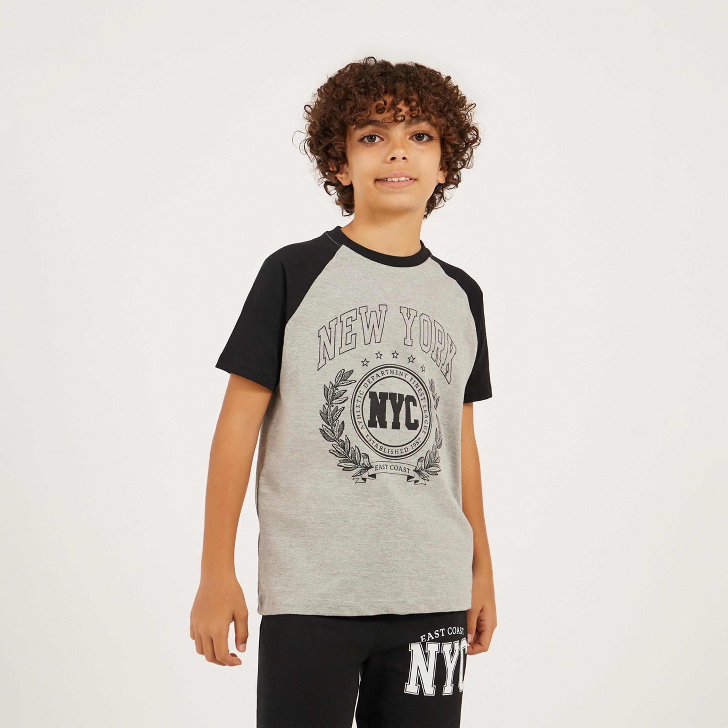 Styli Teen Boys Set, T-Shirt With Jogger-boys-clothing-setsandcoords-image-2