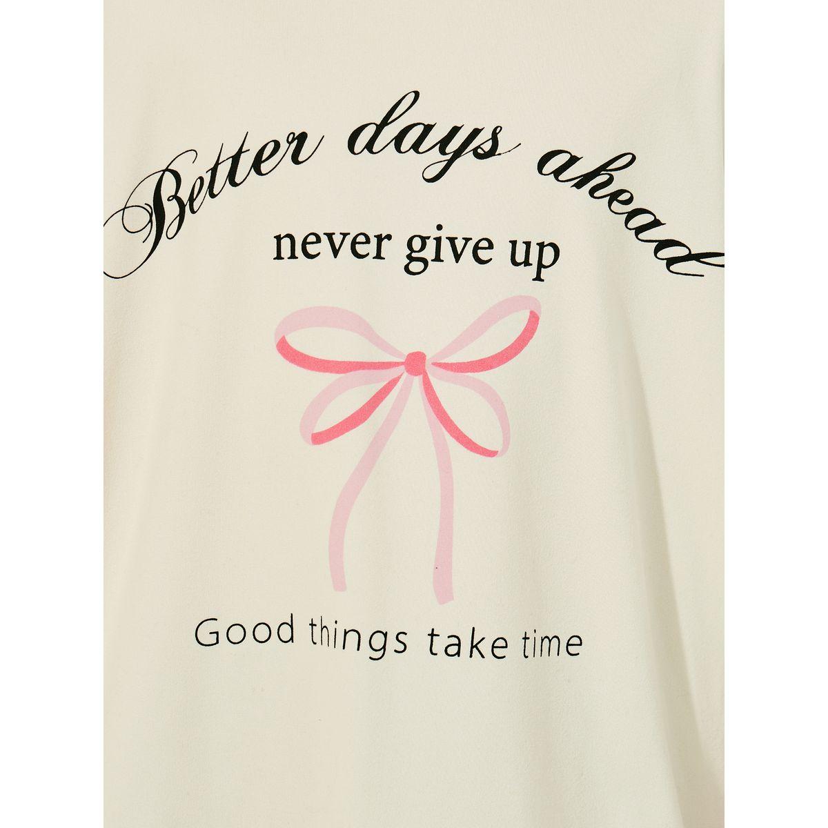 Styli Slogan Print Round Neck Oversized T-Shirt-girls-clothing-tshirts-image-3