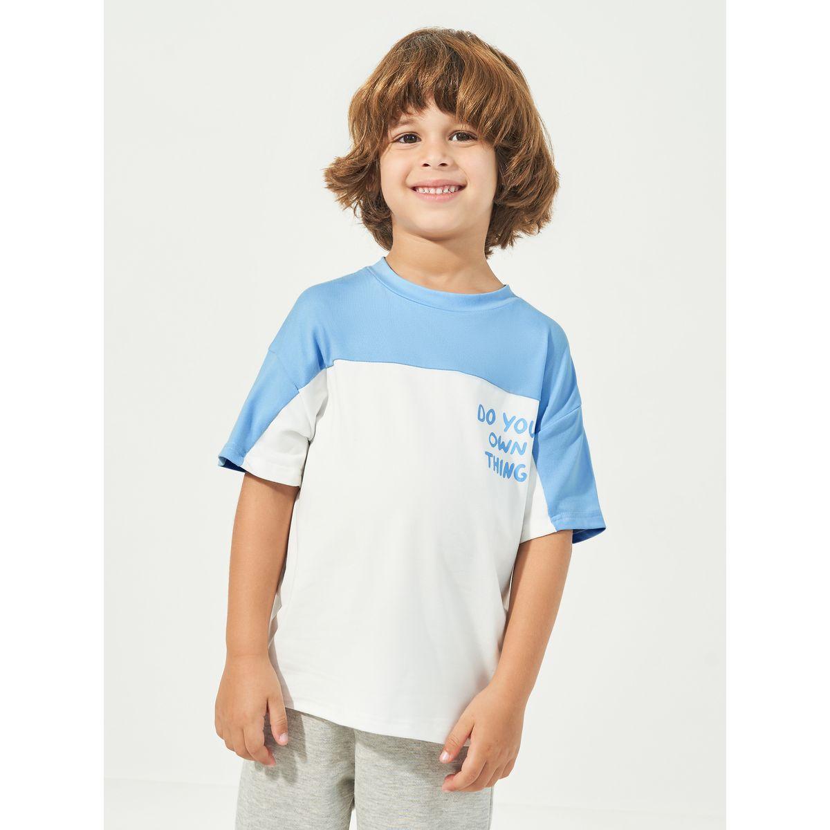 Styli Color Block Printed Oversized T-Shirt-boys-clothing-tshirtsandpolos-image-1