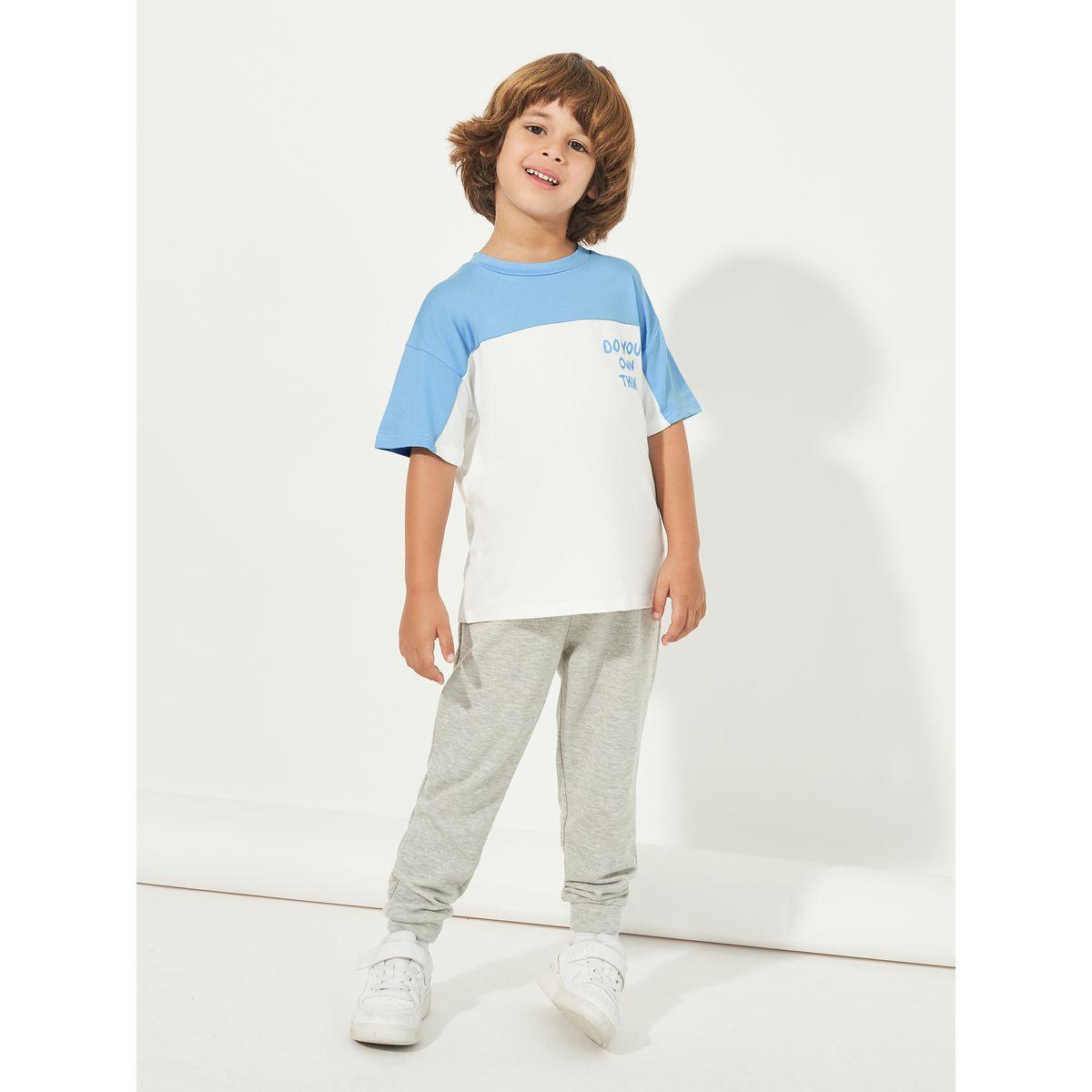 Styli Color Block Printed Oversized T-Shirt-boys-clothing-tshirtsandpolos-image-2