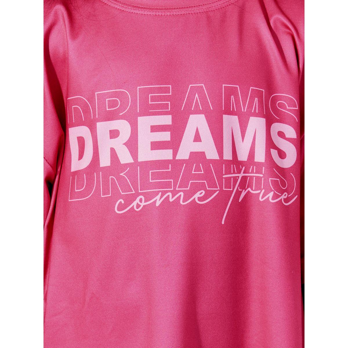 Styli Slogan Print Badge Detail Oversized T-Shirt-girls-clothing-tshirts-image-3