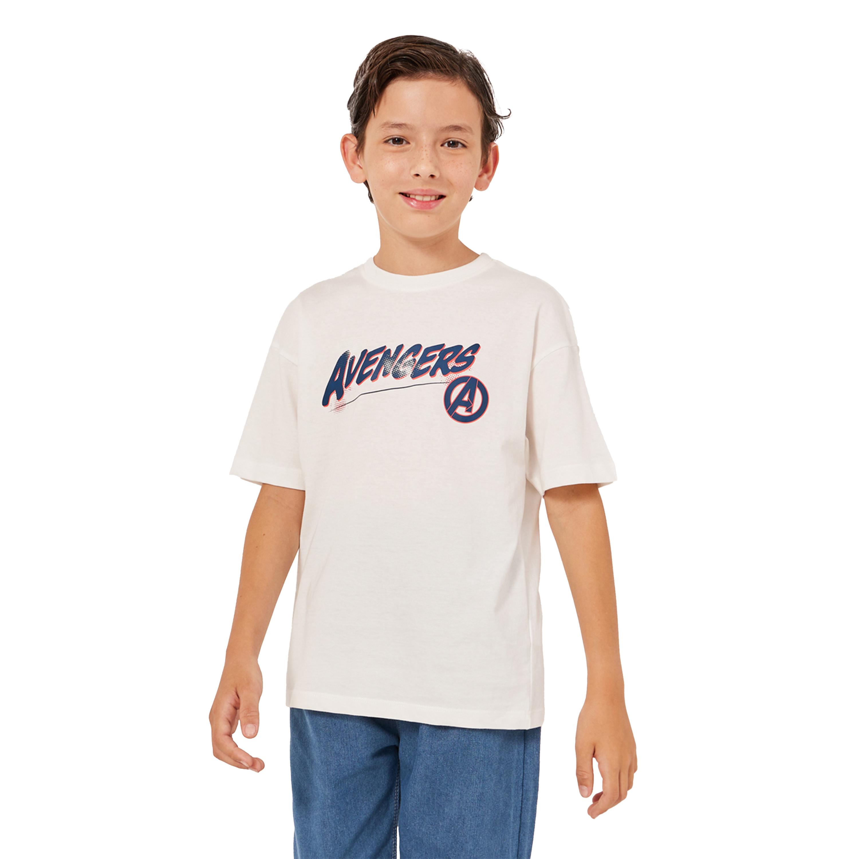 ستايلي - تي شيرت بأكمام قصيرة بطبعة شخصية أفنجرز-boys-clothing-tshirtsandpolos-image-1
