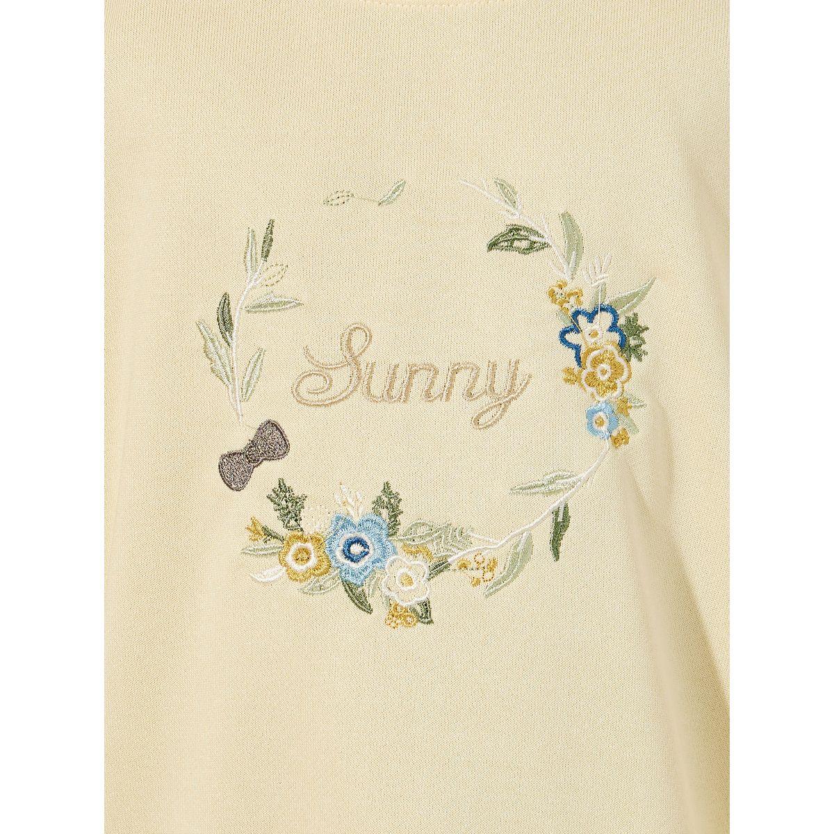 Styli Embroidered Long Sleeves Floral Print Sweatshirt Dress-girls-clothing-dressesandjumpsuits-image-3