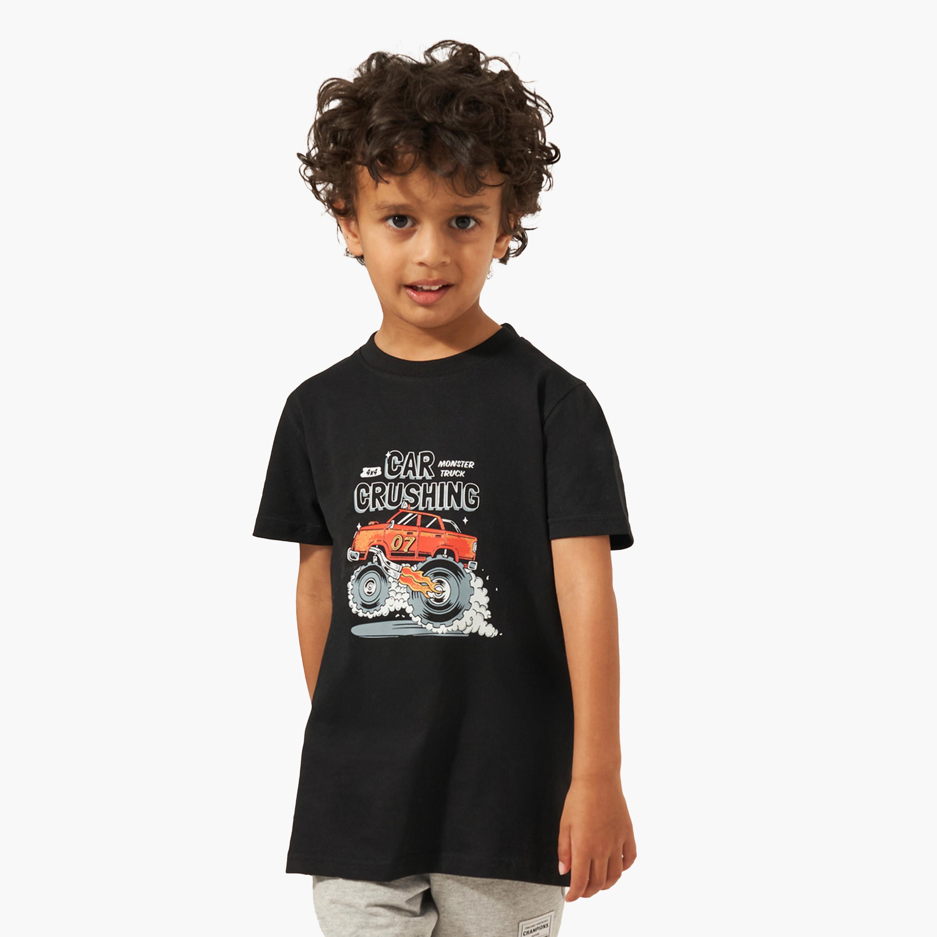 Styli Graphic Print Short Sleeve T-Shirt-boys-clothing-tshirtsandpolos-image-1