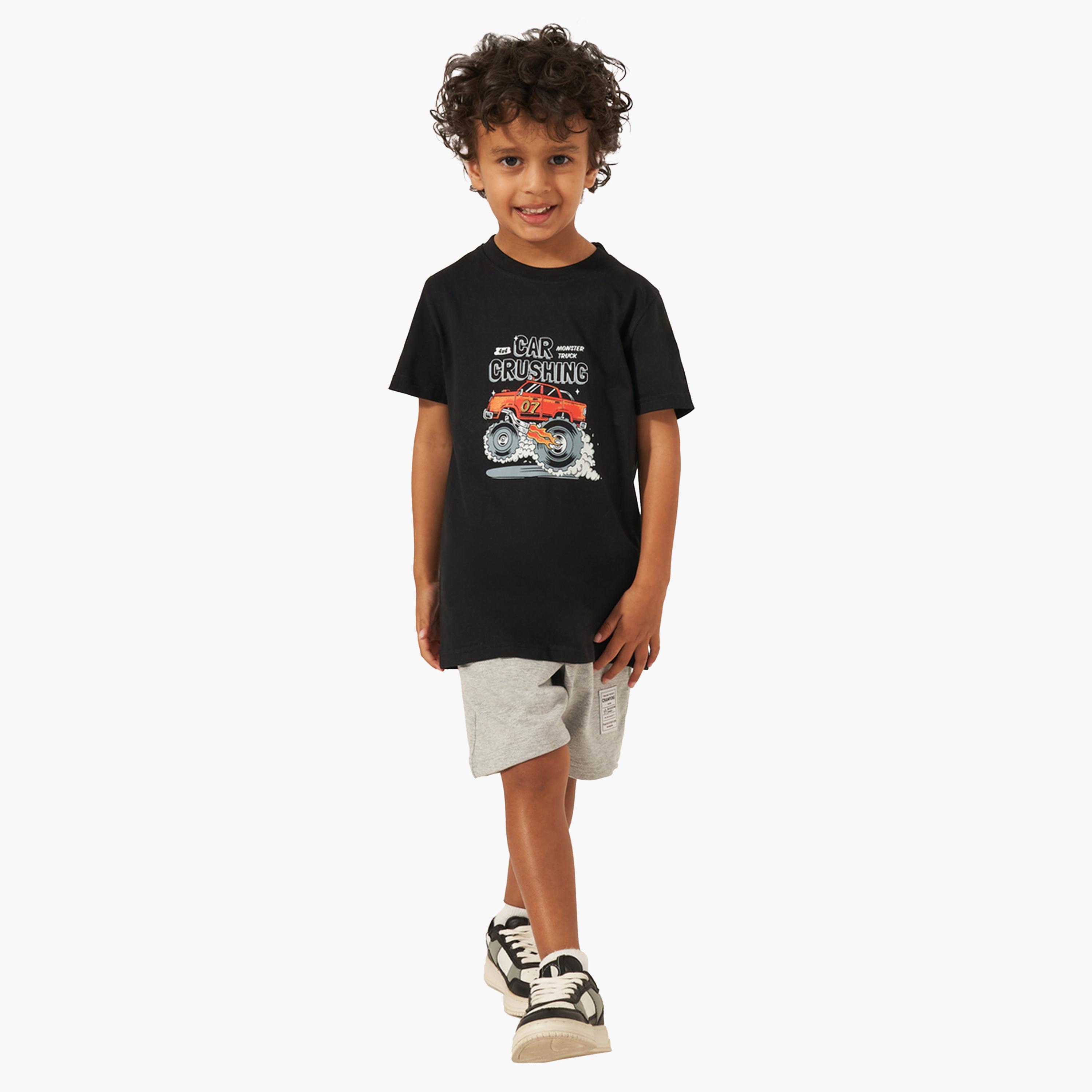 Styli Graphic Print Short Sleeve T-Shirt-boys-clothing-tshirtsandpolos-image-2