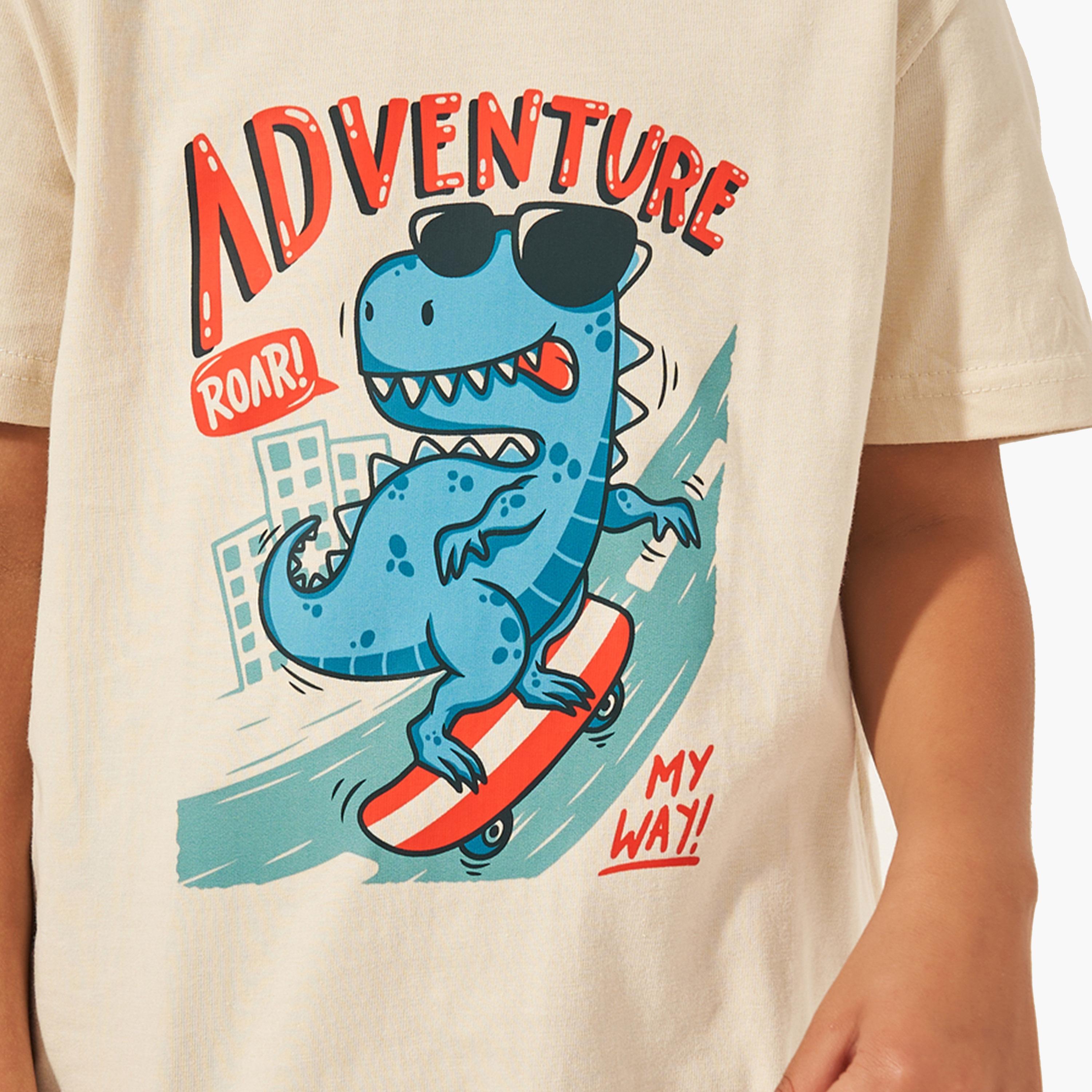 Styli Graphic Print Round Neck T-Shirt-boys-clothing-tshirtsandpolos-image-3