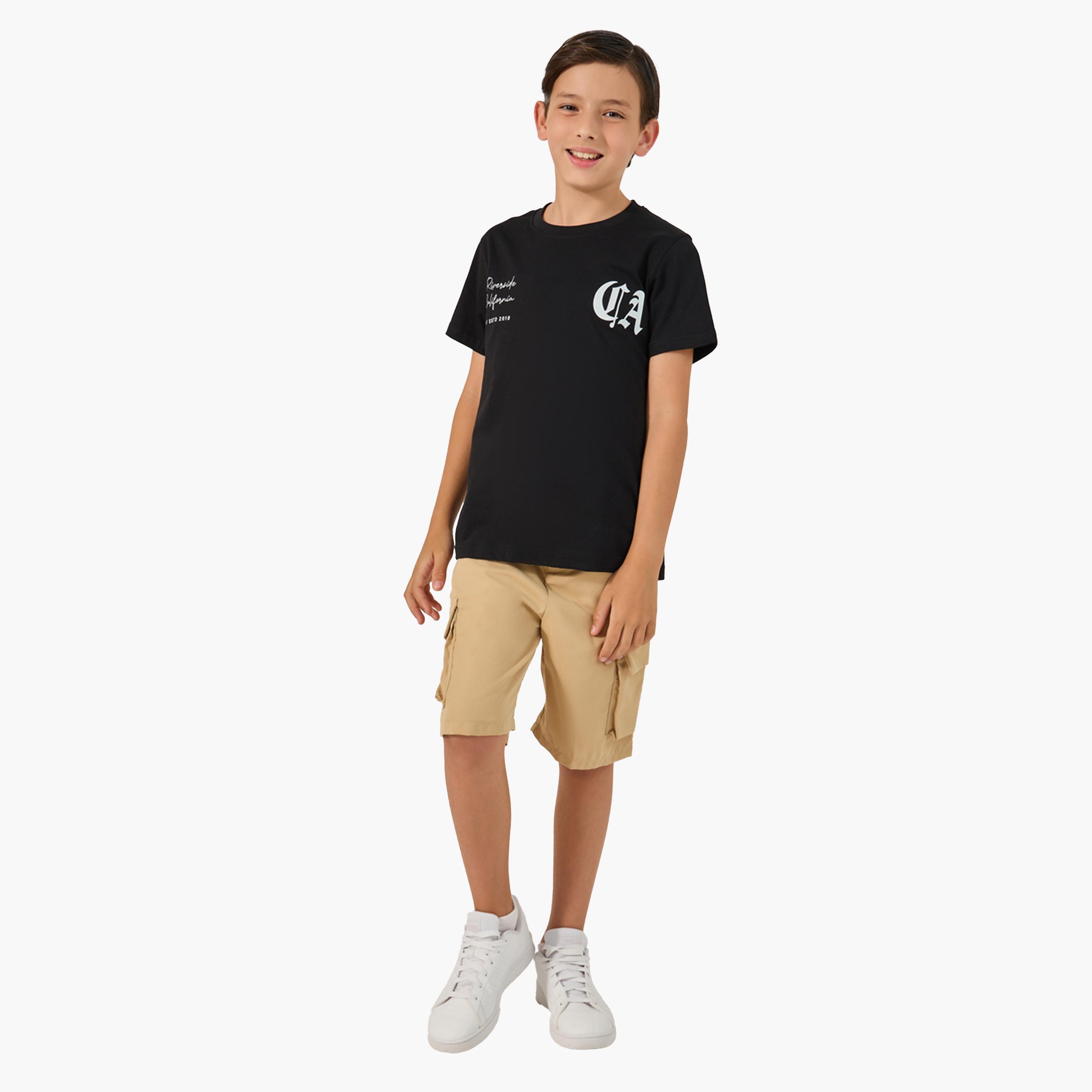 Styli Graphic Print Round Neck T-Shirt-boys-clothing-tshirtsandpolos-image-3
