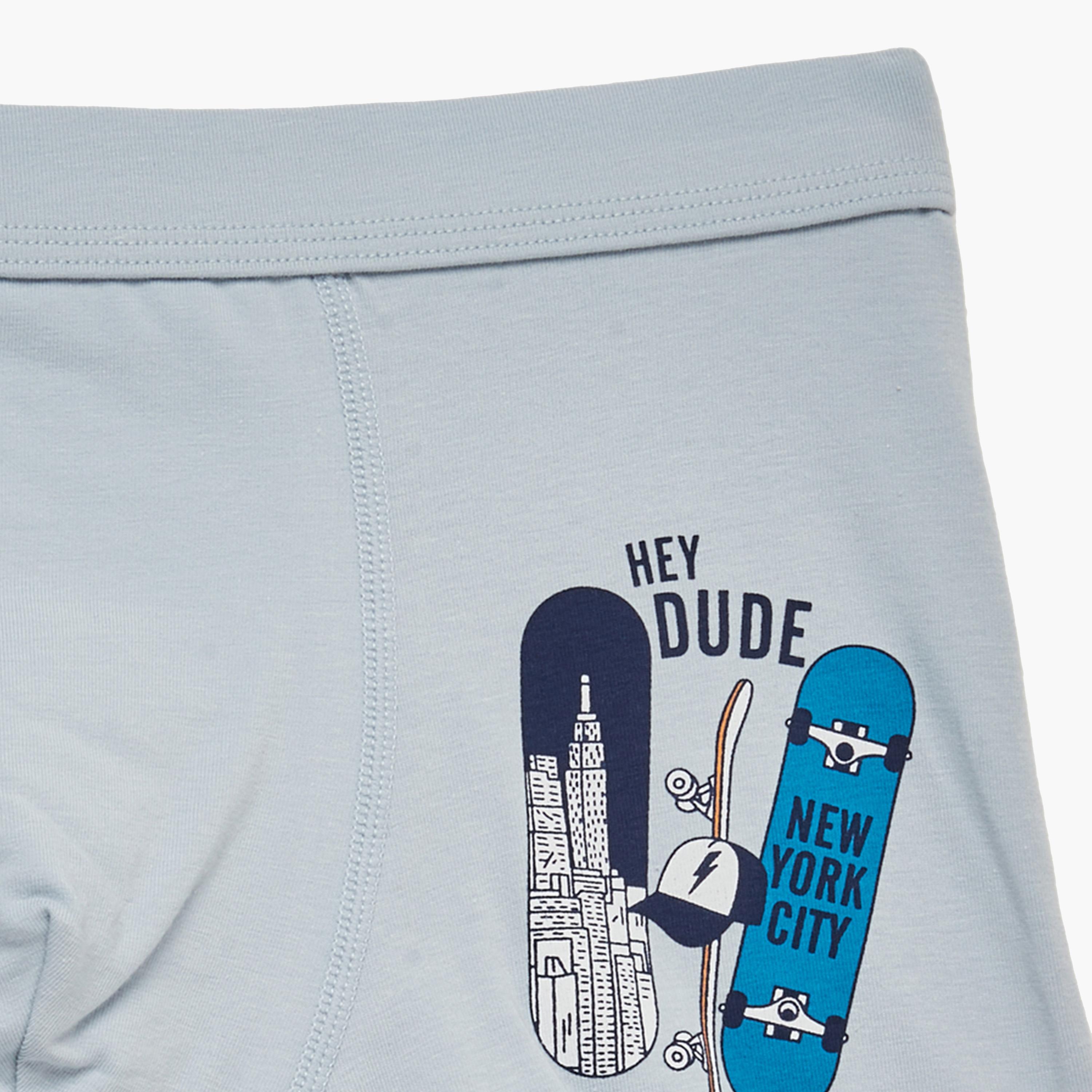 ستايلي - طقم 4 قطع - بوكسر قطني مطبوع-boys-clothing-innerwear-image-10