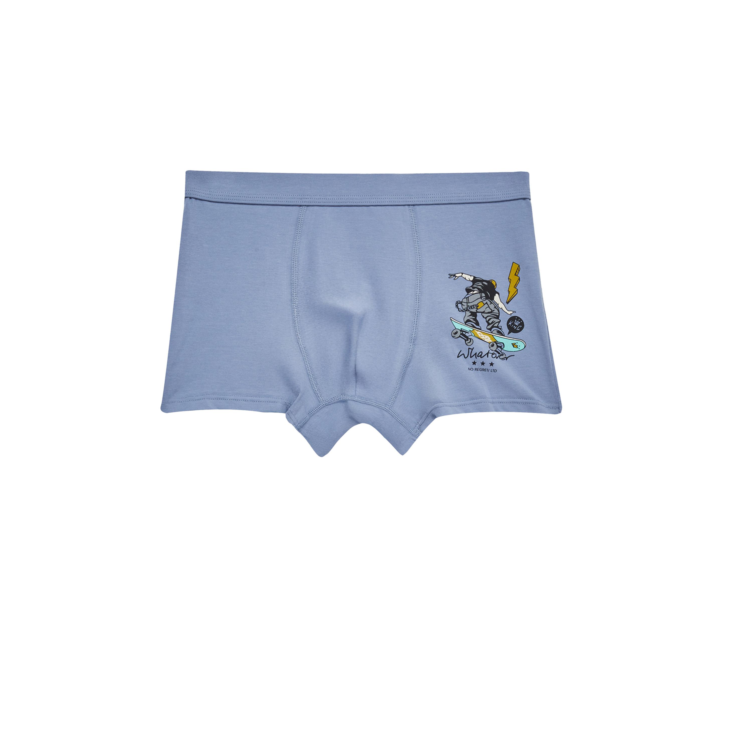 Styli Pack of 4 - Printed Cotton Boxer Briefs-boys-clothing-innerwear-image-6