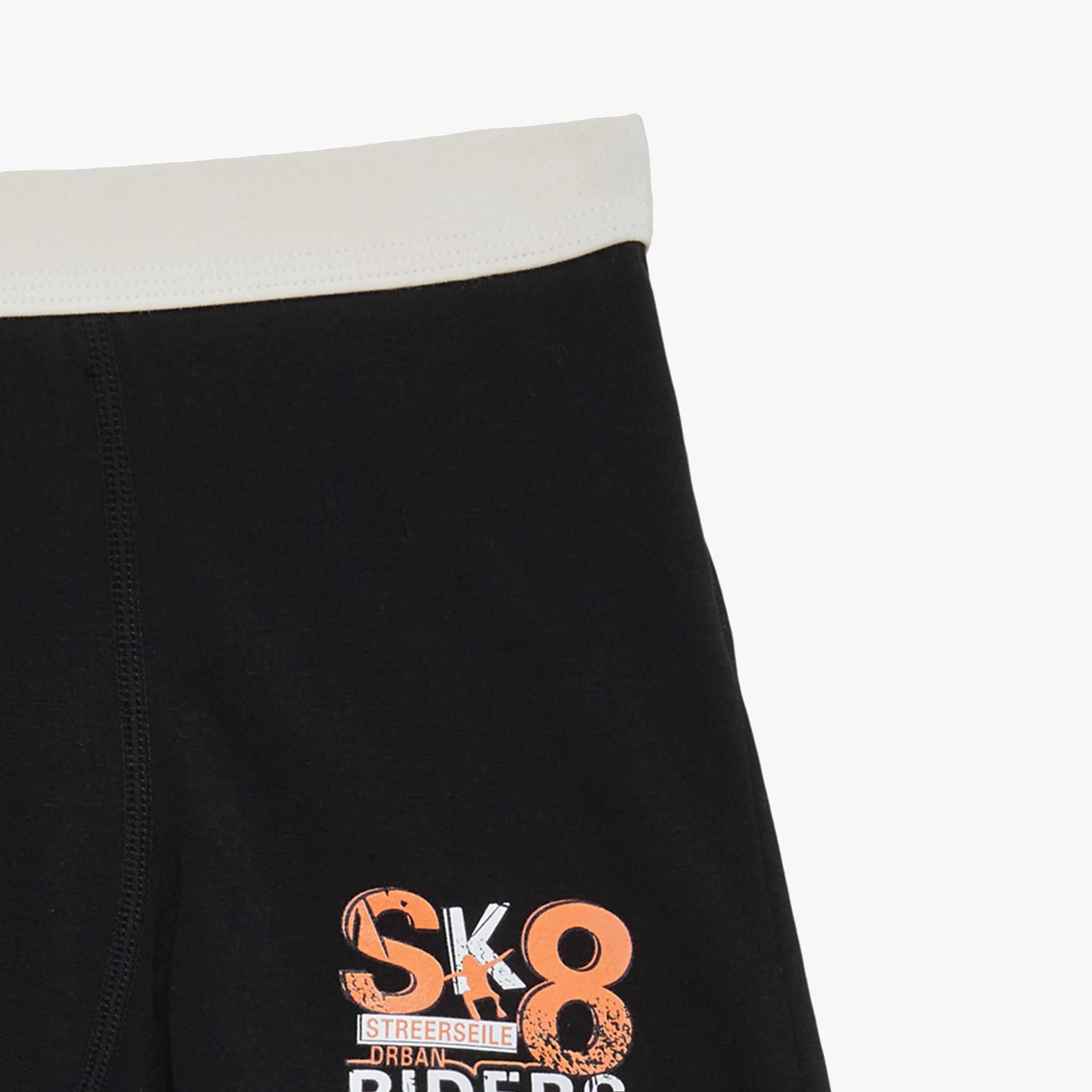 Styli Pack of 4 - Printed Cotton Boxer Briefs-boys-clothing-innerwear-image-10