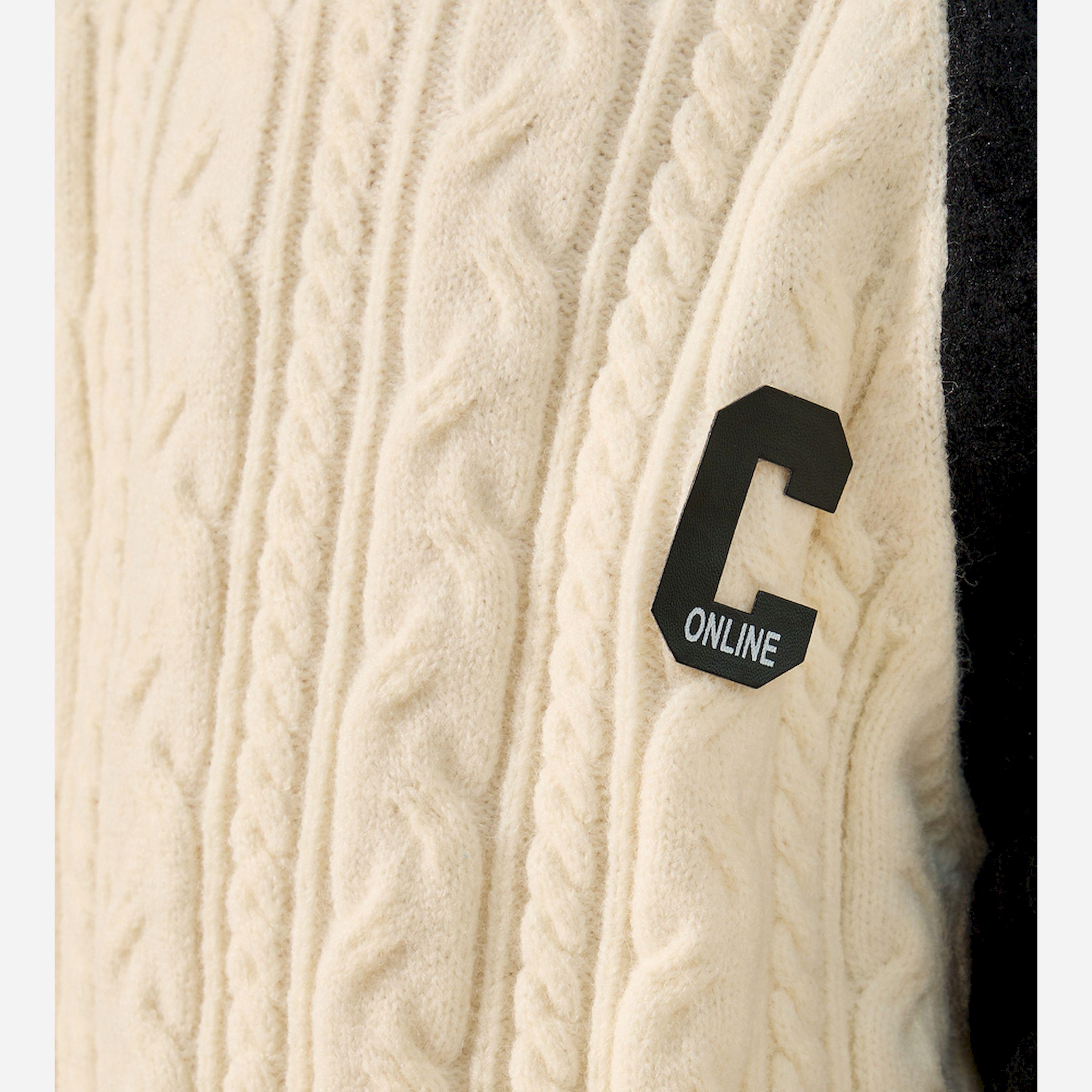 Styli Toddler Boys Cable Knit Coloblock Sleeve Sweater-boys-clothing-jumpersandcardigans-image-3