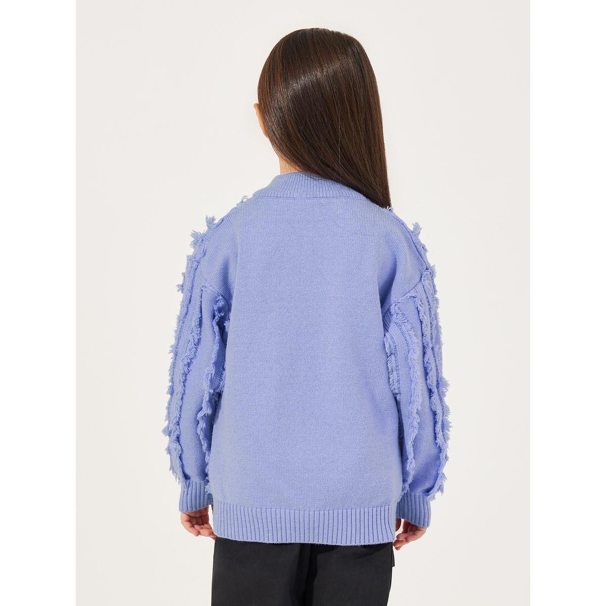 سويتر محبوك بياقة عالية وتفاصيل مُمزقة-girls-clothing-jumpersandcardigans-image-4