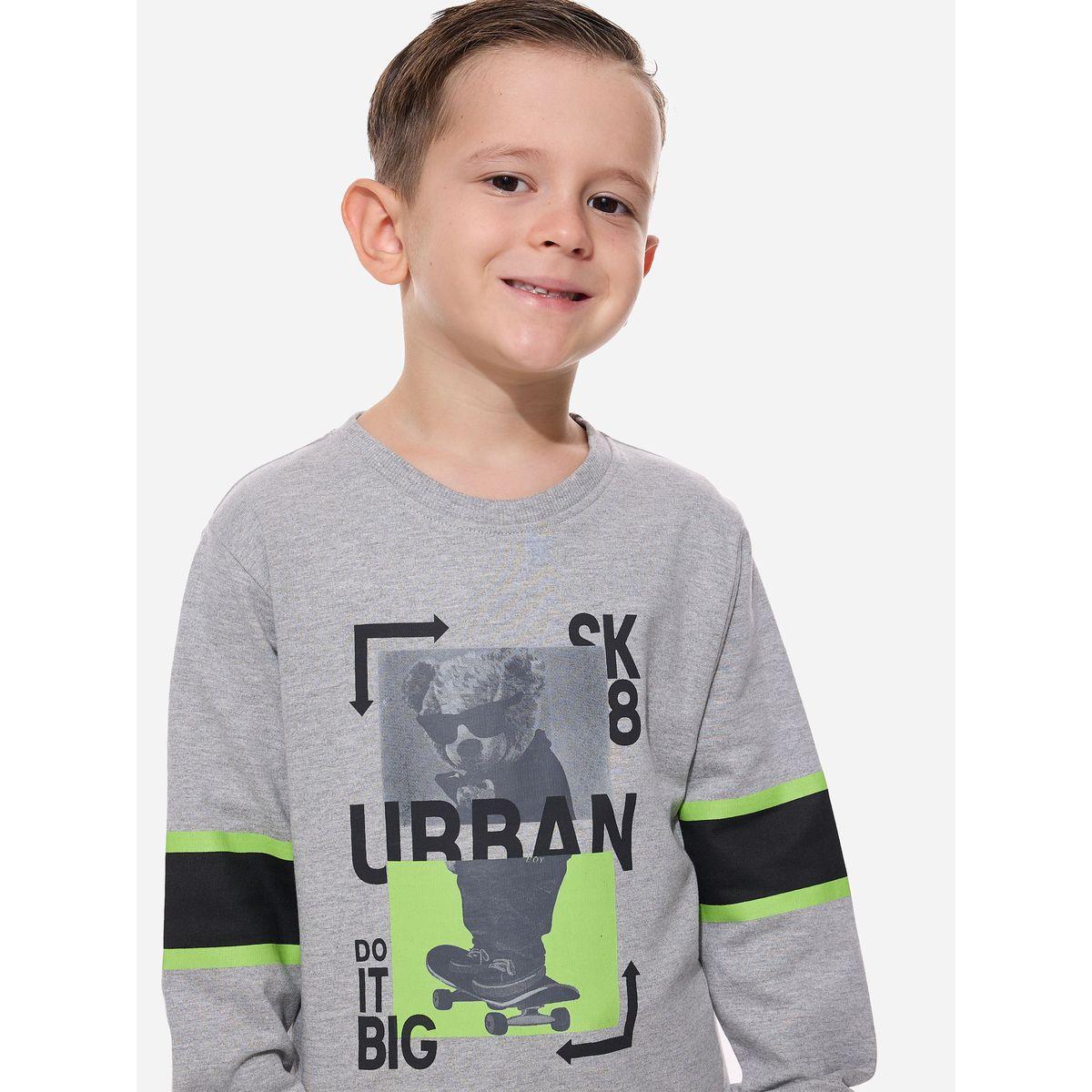 Victor and Jane X Styli  Graphic Print Round Neck Sweatshirt & Joggers Set-boys-clothing-setsandcoords-image-4
