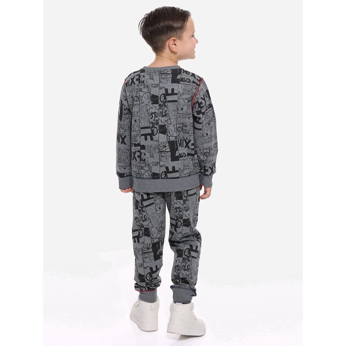 Victor and Jane X Styli  All-Over Printed Sweatshirt & Joggers Set-boys-clothing-setsandcoords-image-3