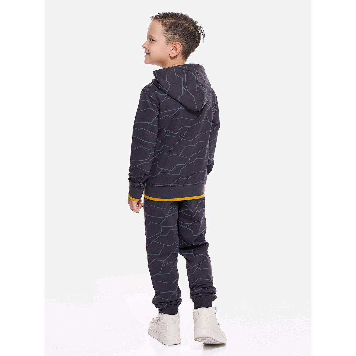 Victor and Jane X Styli  All-Over Print Full zipper Hoodie & Joggers Set-boys-clothing-setsandcoords-image-2