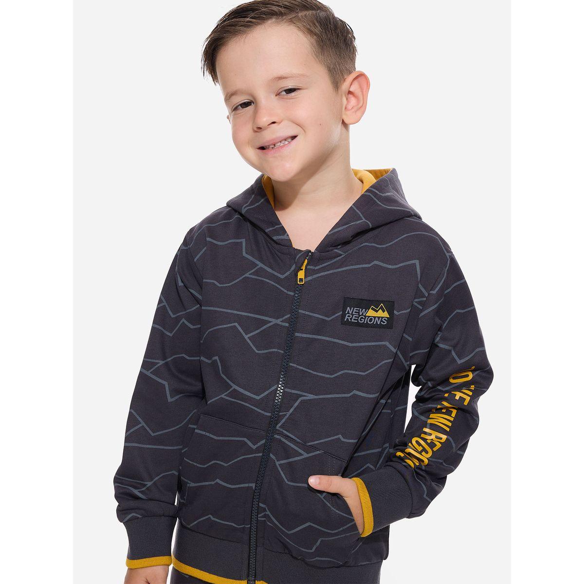 Victor and Jane X Styli  All-Over Print Full zipper Hoodie & Joggers Set-boys-clothing-setsandcoords-image-3
