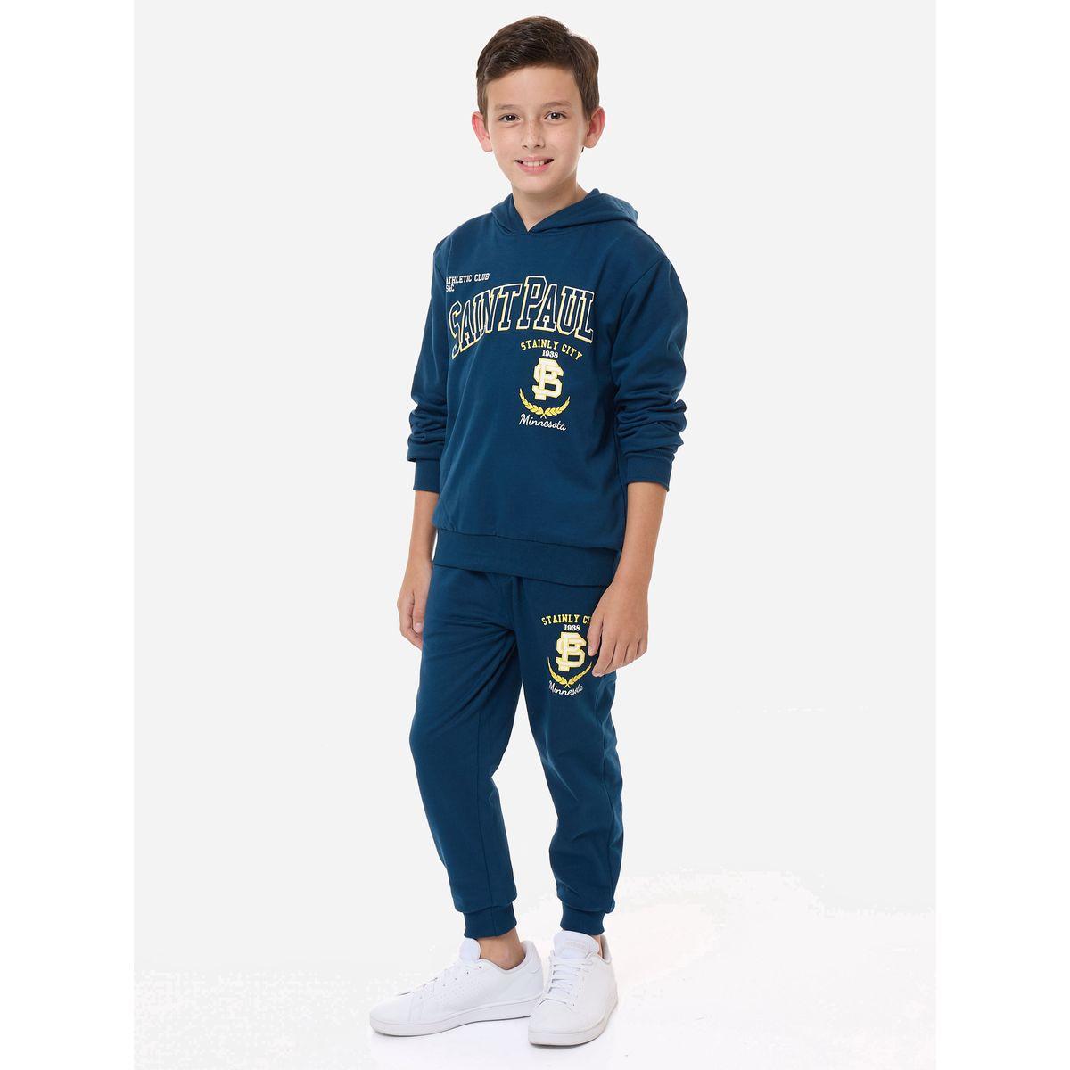 مجموعة من جوغر وهودي بطبعة جرافيك فيكتور آند جين × ستايلي-boys-clothing-setsandcoords-image-2