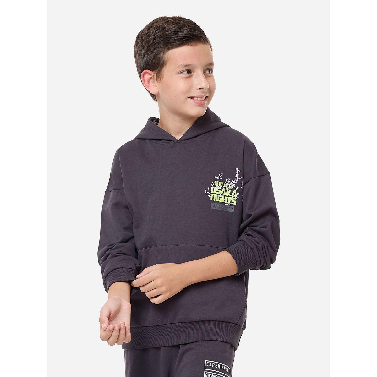 Victor and Jane X Styli  Graphic Print Hoodie with Kangaroo Pocket-boys-clothing-winterwear-sweatshirts-image-1