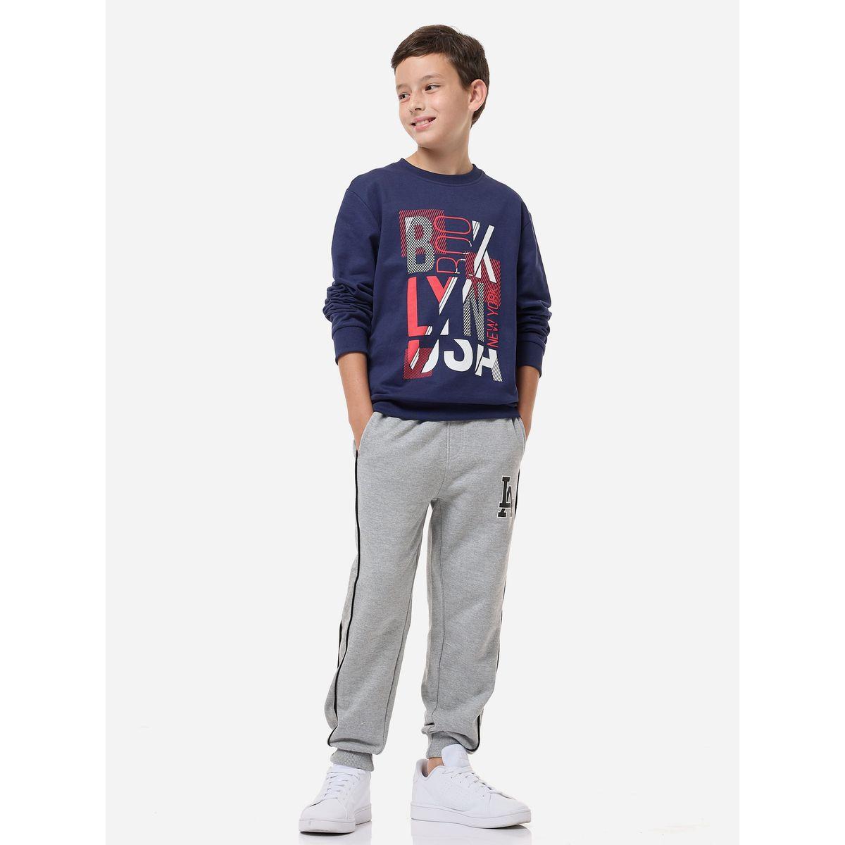 Victor and Jane X Styli  Brooklyn Graphic Print Round Neck Sweatshirt-boys-clothing-winterwear-sweatshirts-image-4