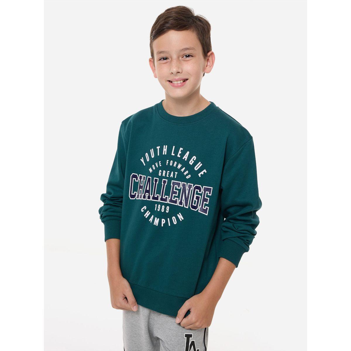Victor and Jane X Styli  Varsity Print Round Neck Sweatshirt-boys-clothing-winterwear-sweatshirts-image-1