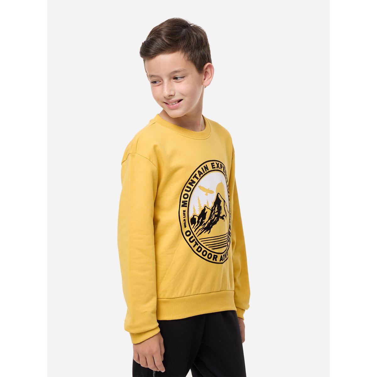 Victor and Jane X Styli  Front Graphic Print Round Neck Sweatshirt-boys-clothing-sweatshirts-image-2