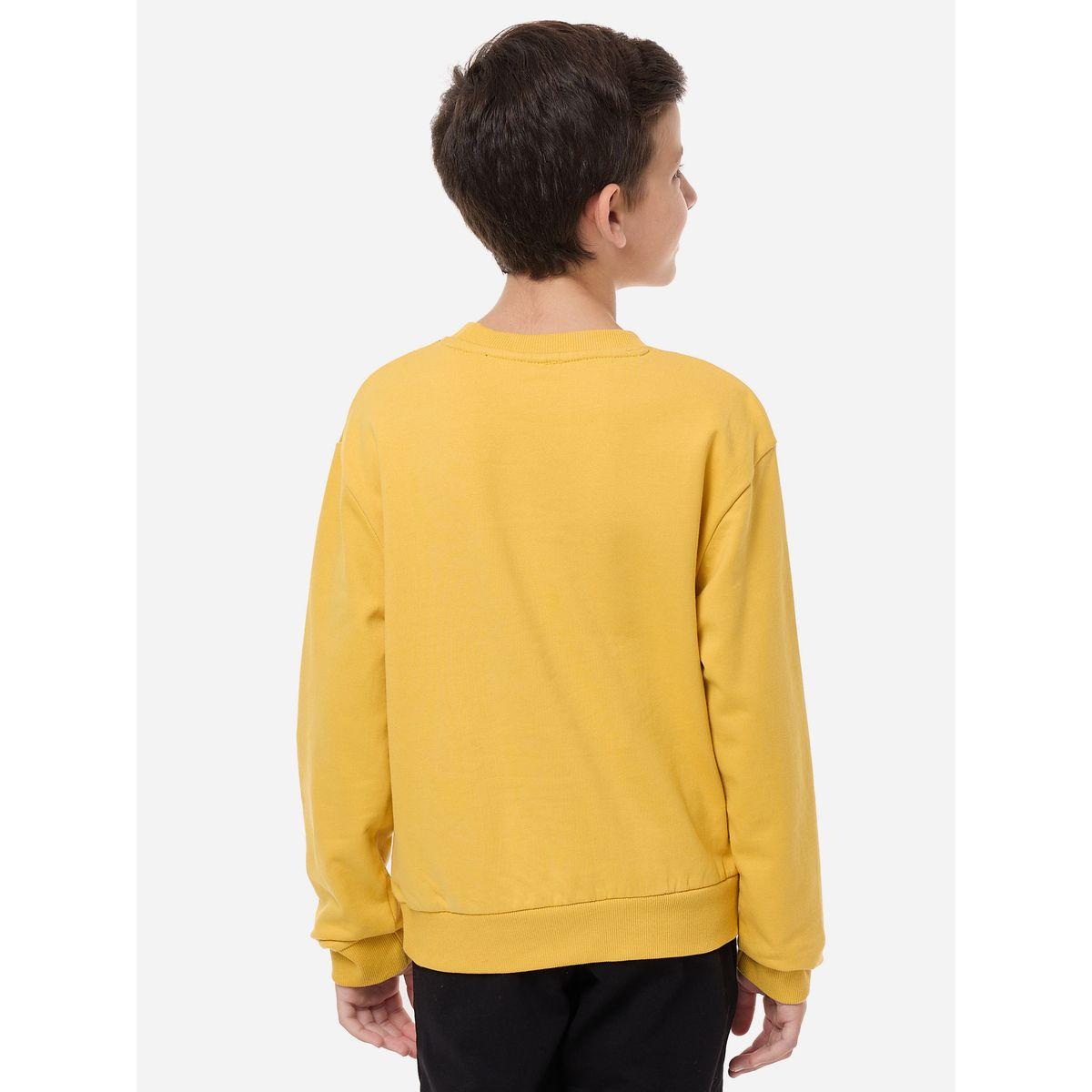 سويت شيرت بطبعة جرافيك وياقة دائرية فيكتور آند جين × ستايلي-boys-clothing-sweatshirts-image-3