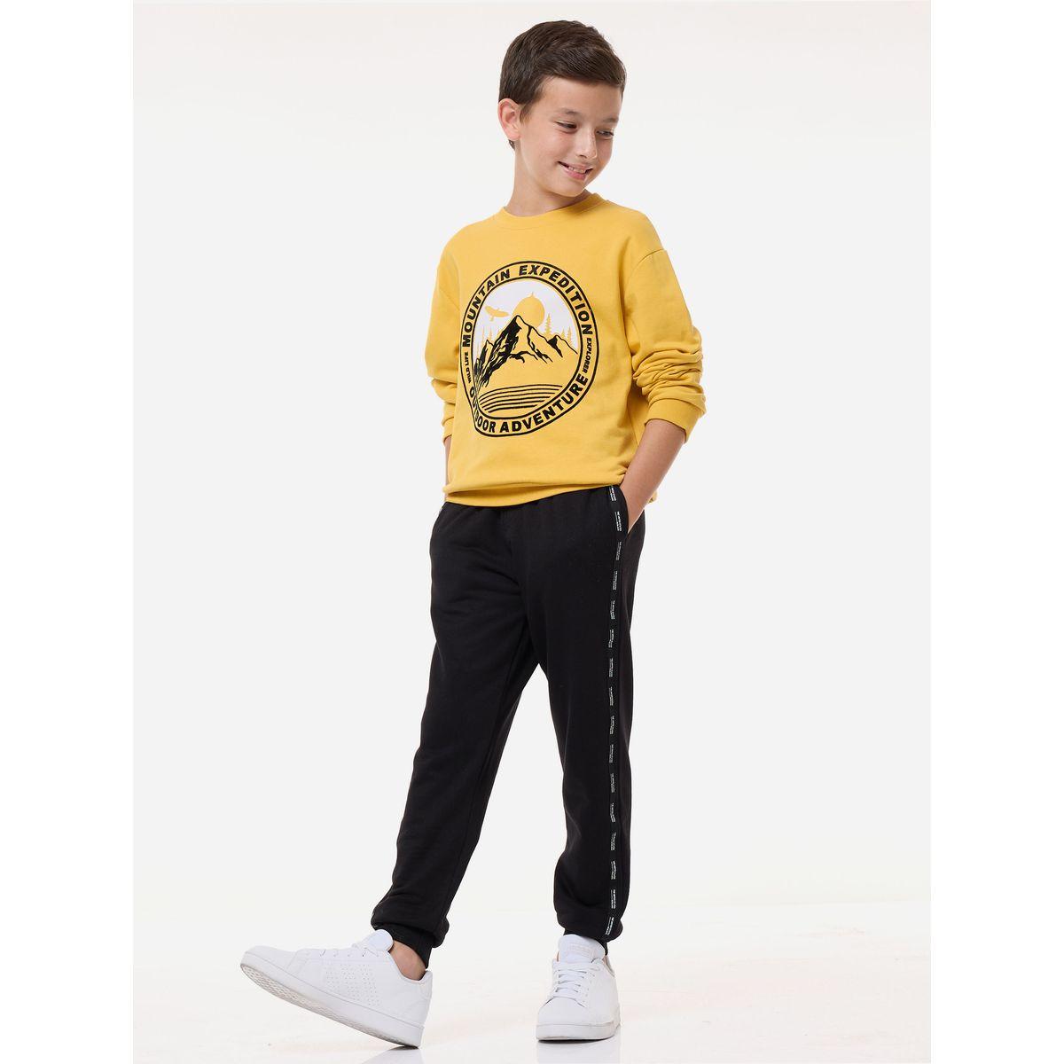 Victor and Jane X Styli  Front Graphic Print Round Neck Sweatshirt-boys-clothing-sweatshirts-image-4