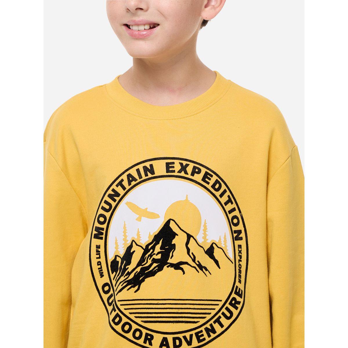 سويت شيرت بطبعة جرافيك وياقة دائرية فيكتور آند جين × ستايلي-boys-clothing-sweatshirts-image-5