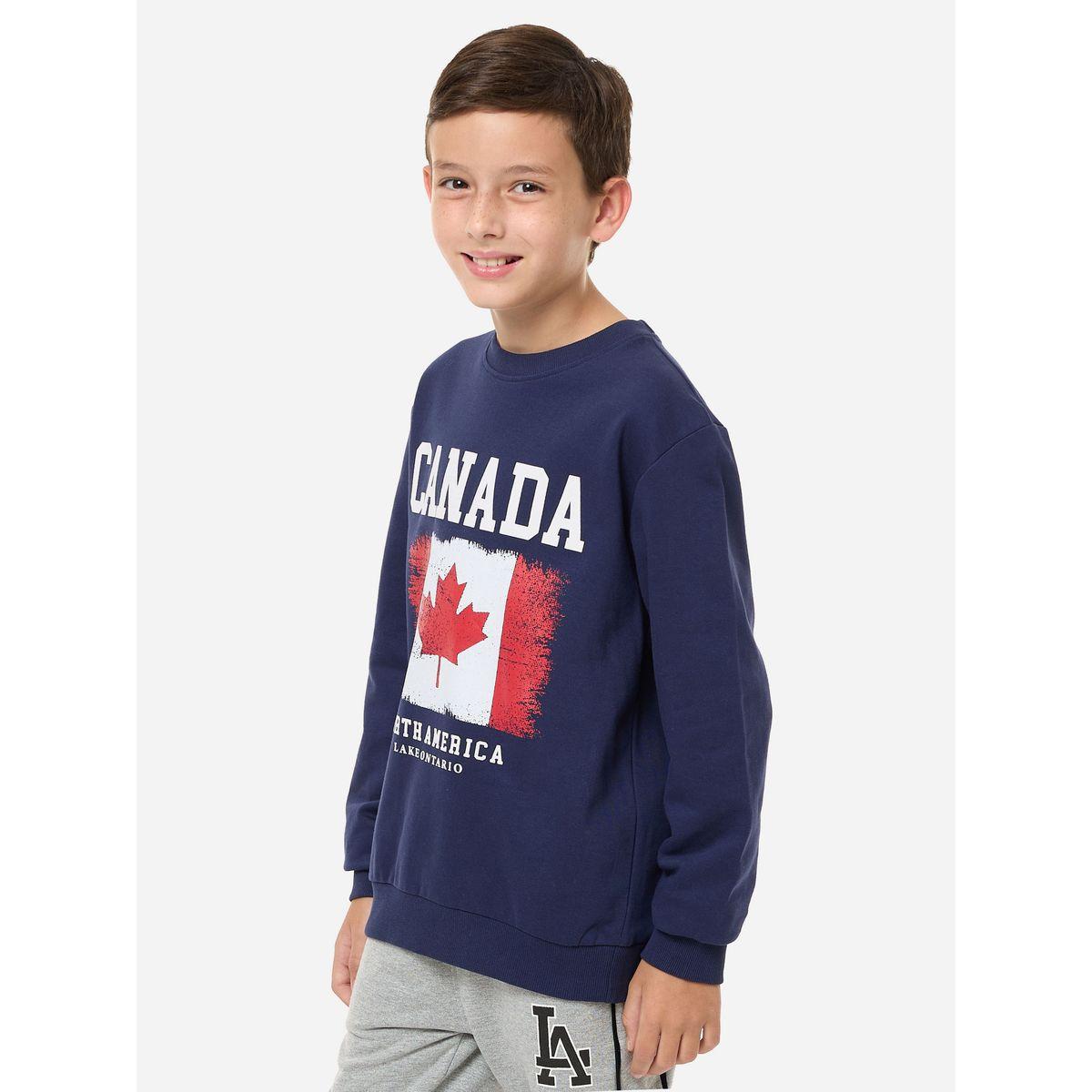 سويت شيرت بطبعة جرافيك وياقة دائرية فيكتور آند جين × ستايلي-boys-clothing-winterwear-sweatshirts-image-2