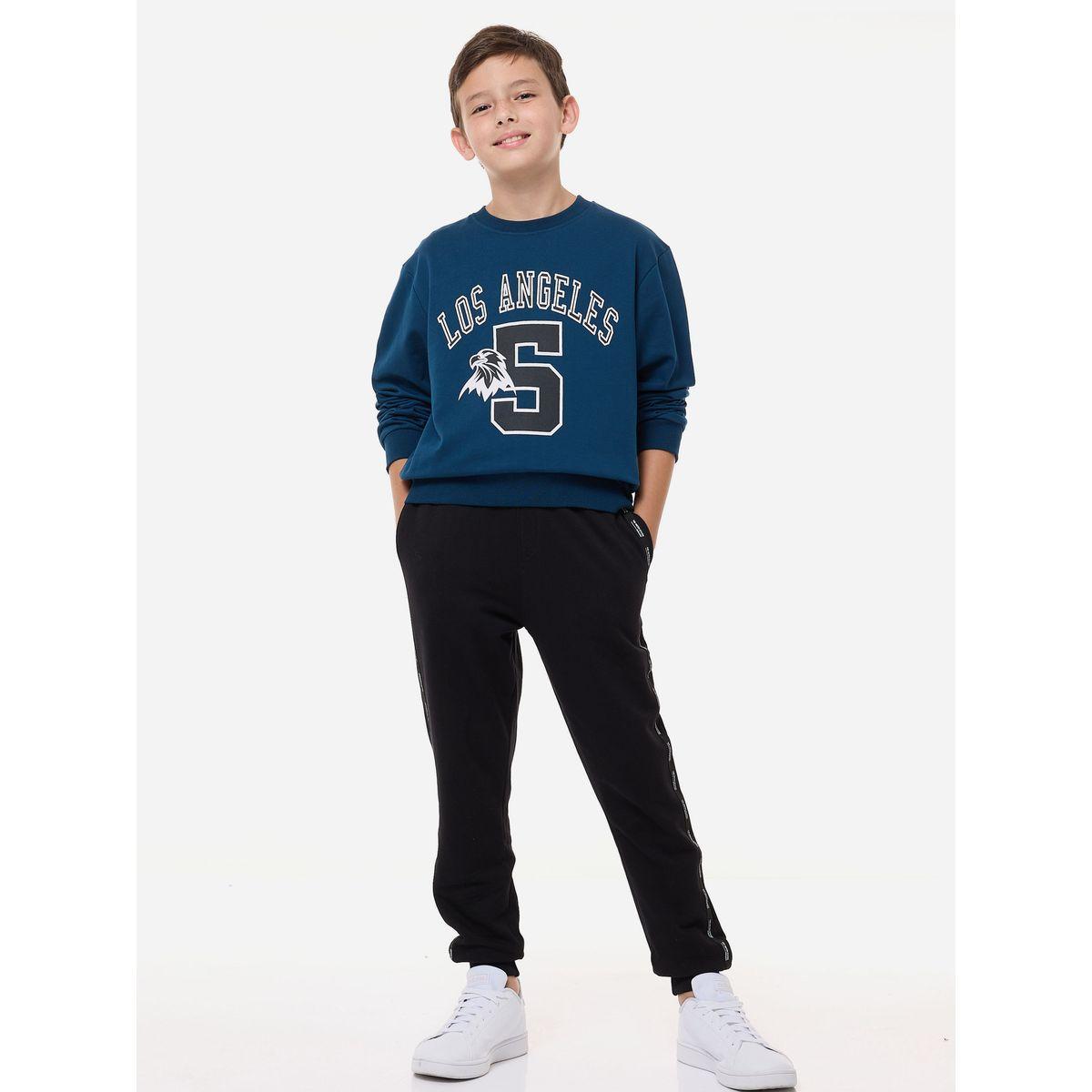 Victor and Jane X Styli  Los Angeles Print Round Neck Sweatshirt-boys-clothing-winterwear-sweatshirts-image-4