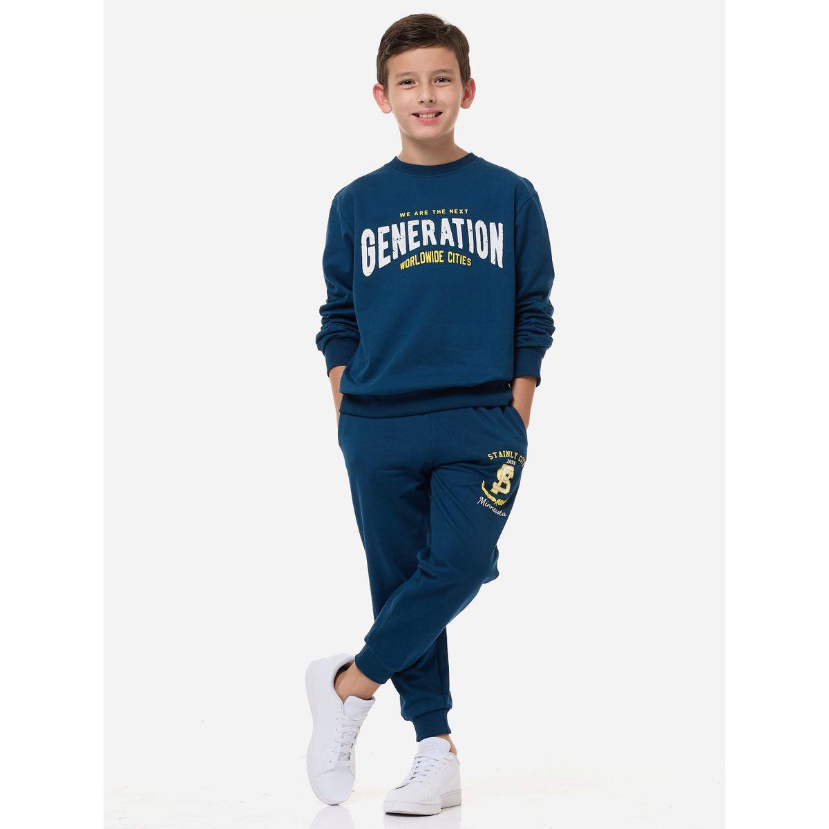 Victor and Jane X Styli  Varsity Print Round Neck Sweatshirt-boys-clothing-sweatshirts-image-4