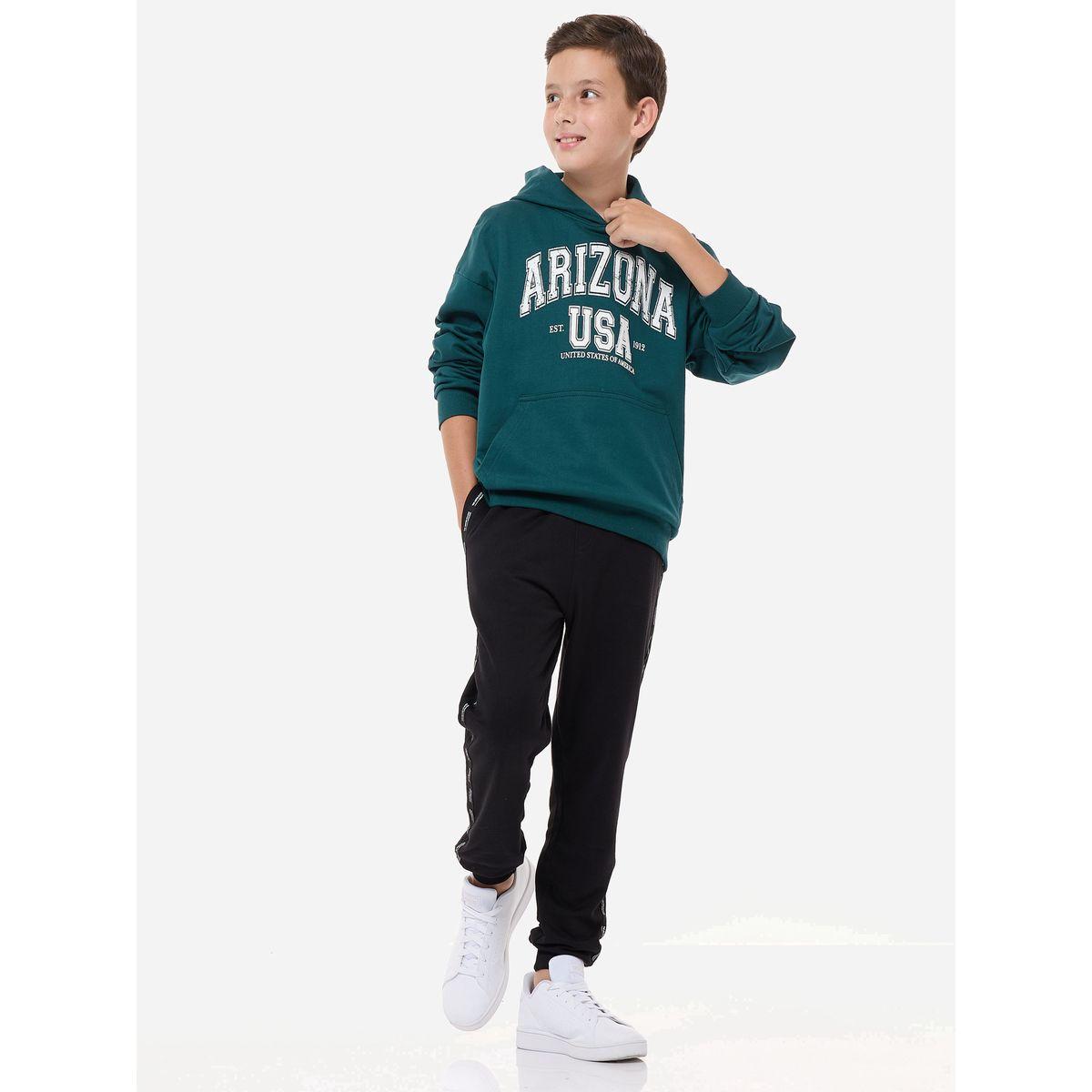 Victor and Jane X Styli  Graphic Print Hoodie with Front Pocket-boys-clothing-winterwear-sweatshirts-image-4