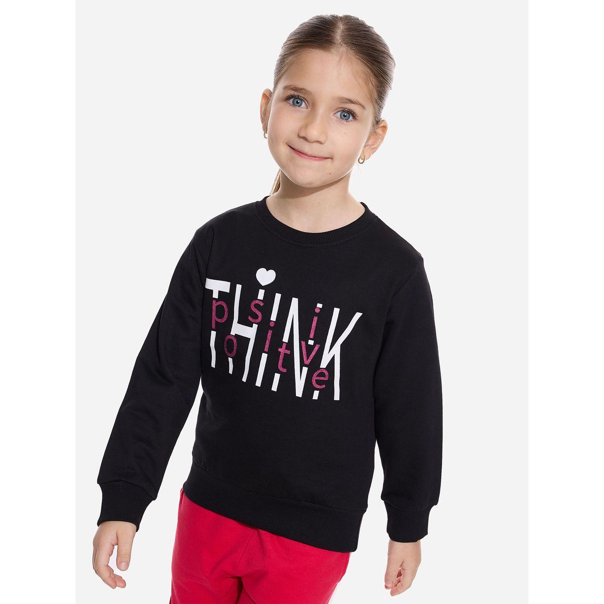 Victor and Jane X Styli  Slogan Print Regular Sweatshirt-girls-clothing-winterwear-sweatshirts-image-1