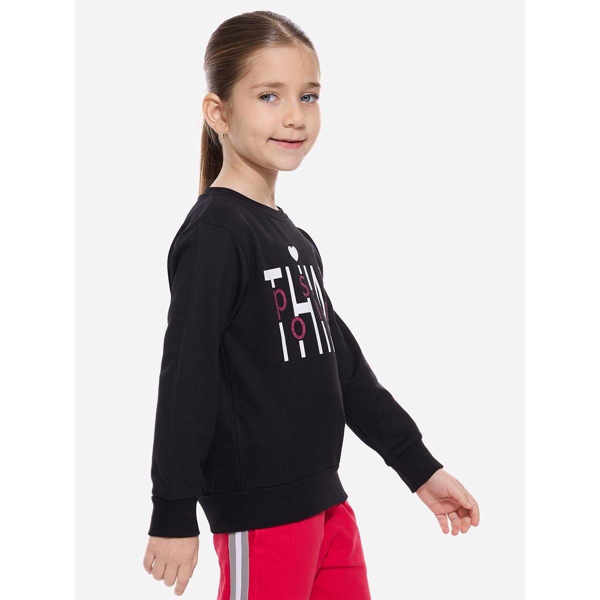 Victor and Jane X Styli  Slogan Print Regular Sweatshirt-girls-clothing-winterwear-sweatshirts-image-2