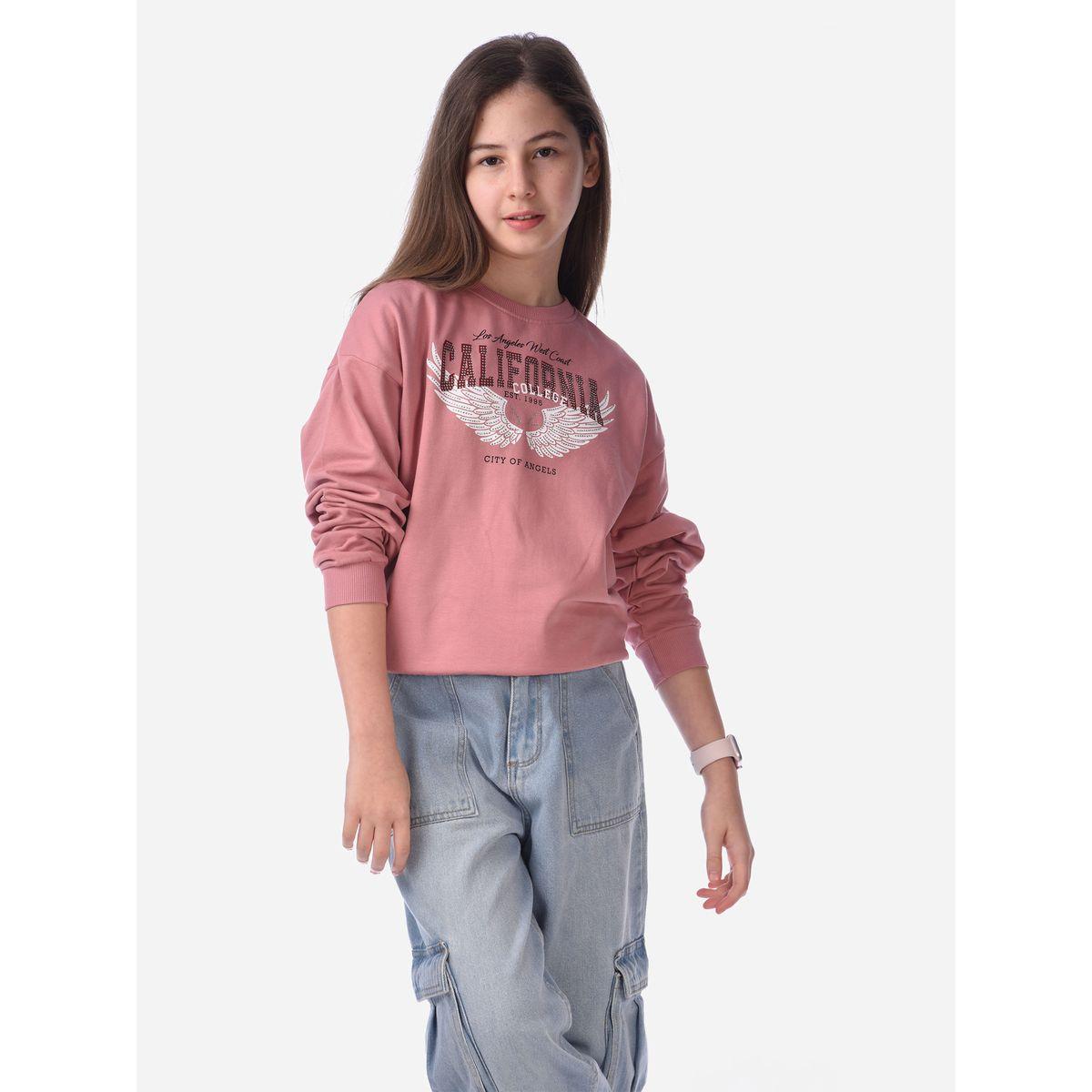 Victor and Jane X Styli  Graphic Print Round Neck Sweatshirt-girls-clothing-sweatshirts-image-2