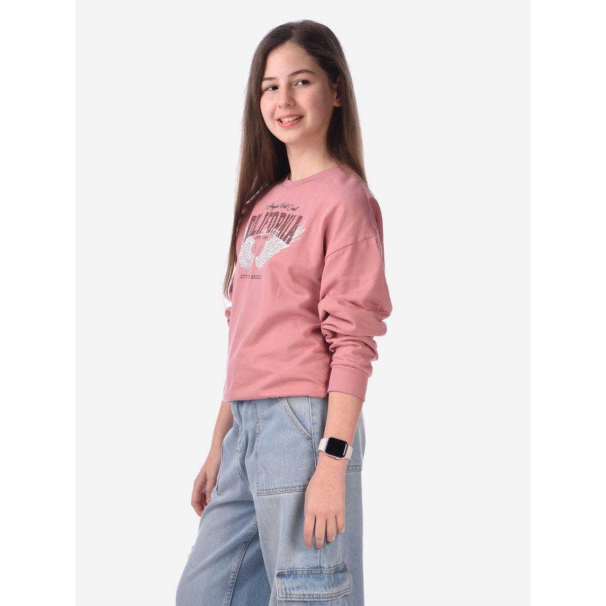 Victor and Jane X Styli  Graphic Print Round Neck Sweatshirt-girls-clothing-sweatshirts-image-3