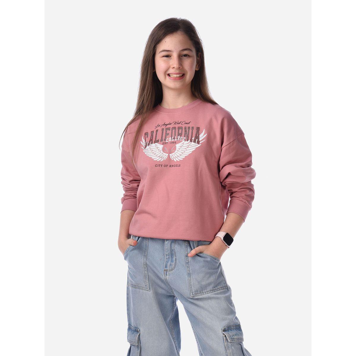 Victor and Jane X Styli  Graphic Print Round Neck Sweatshirt-girls-clothing-sweatshirts-image-4