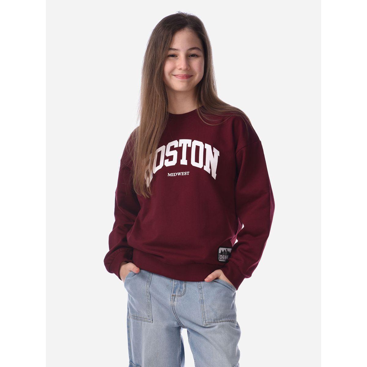 Victor and Jane X Styli  Graphic Print Regular Sweatshirt-girls-clothing-winterwear-sweatshirts-image-1