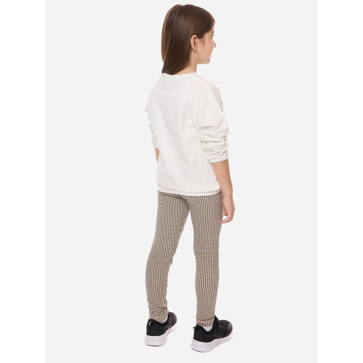 Victor and Jane X Styli  Embroidered Round Neck Sweatshirt & Printed Leggings Set-girls-clothing-setsandcoords-image-3
