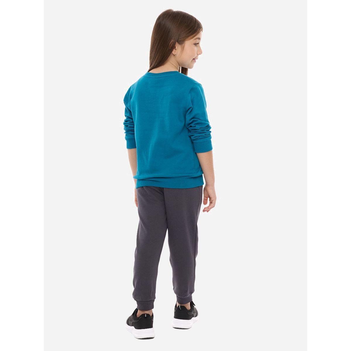 مجموعة من جوغر مع سويت شيرت بياقة دائرية فيكتور آند جين × ستايلي-girls-clothing-setsandcoords-image-3
