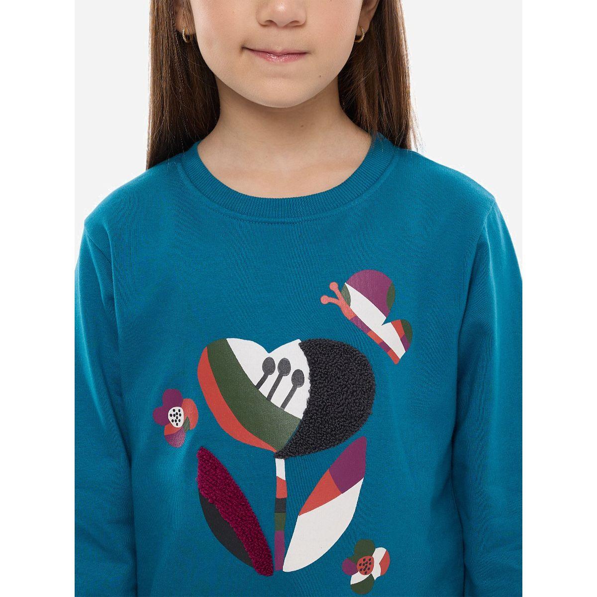 Victor and Jane X Styli  Embroidered Round Neck Sweatshirt & Jogger Set-girls-clothing-setsandcoords-image-6