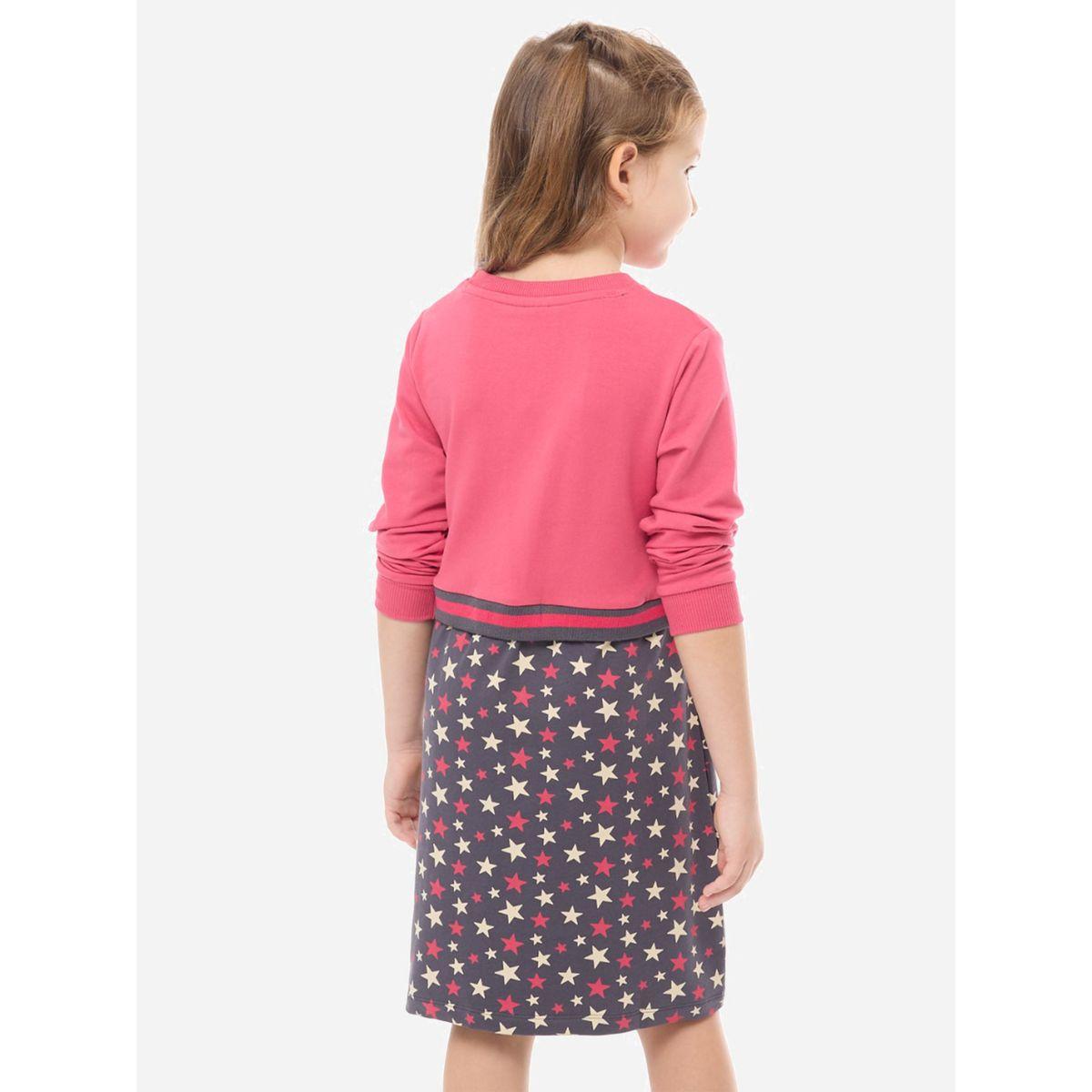 Victor and Jane X Styli  Stars Prints Round Neck Dresses-girls-clothing-dressesandjumpsuits-image-4