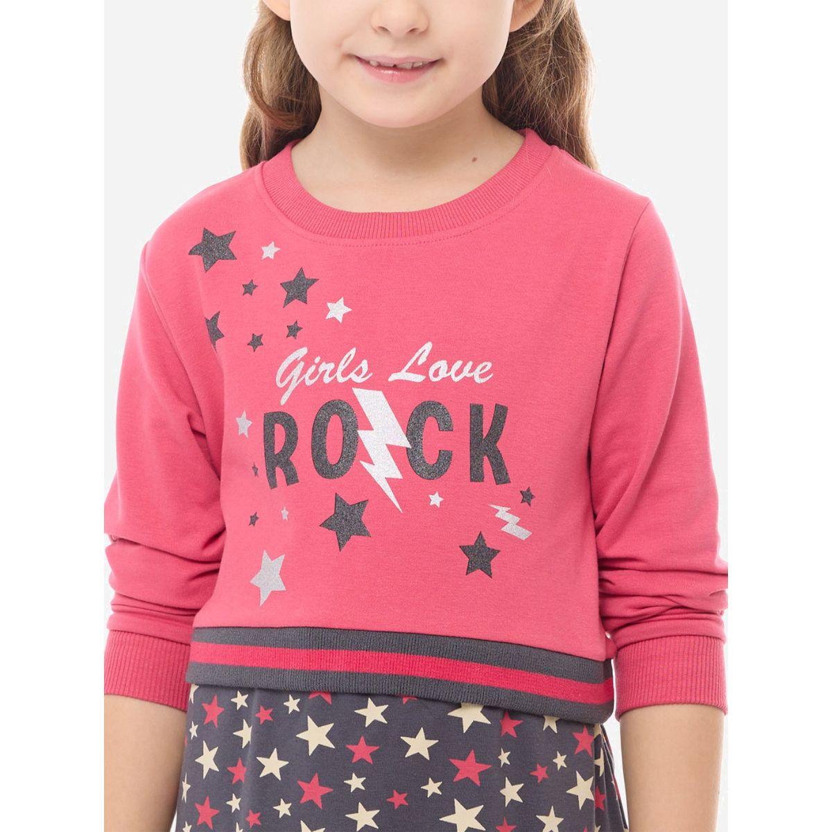 Victor and Jane X Styli  Stars Prints Round Neck Dresses-girls-clothing-dressesandjumpsuits-image-5