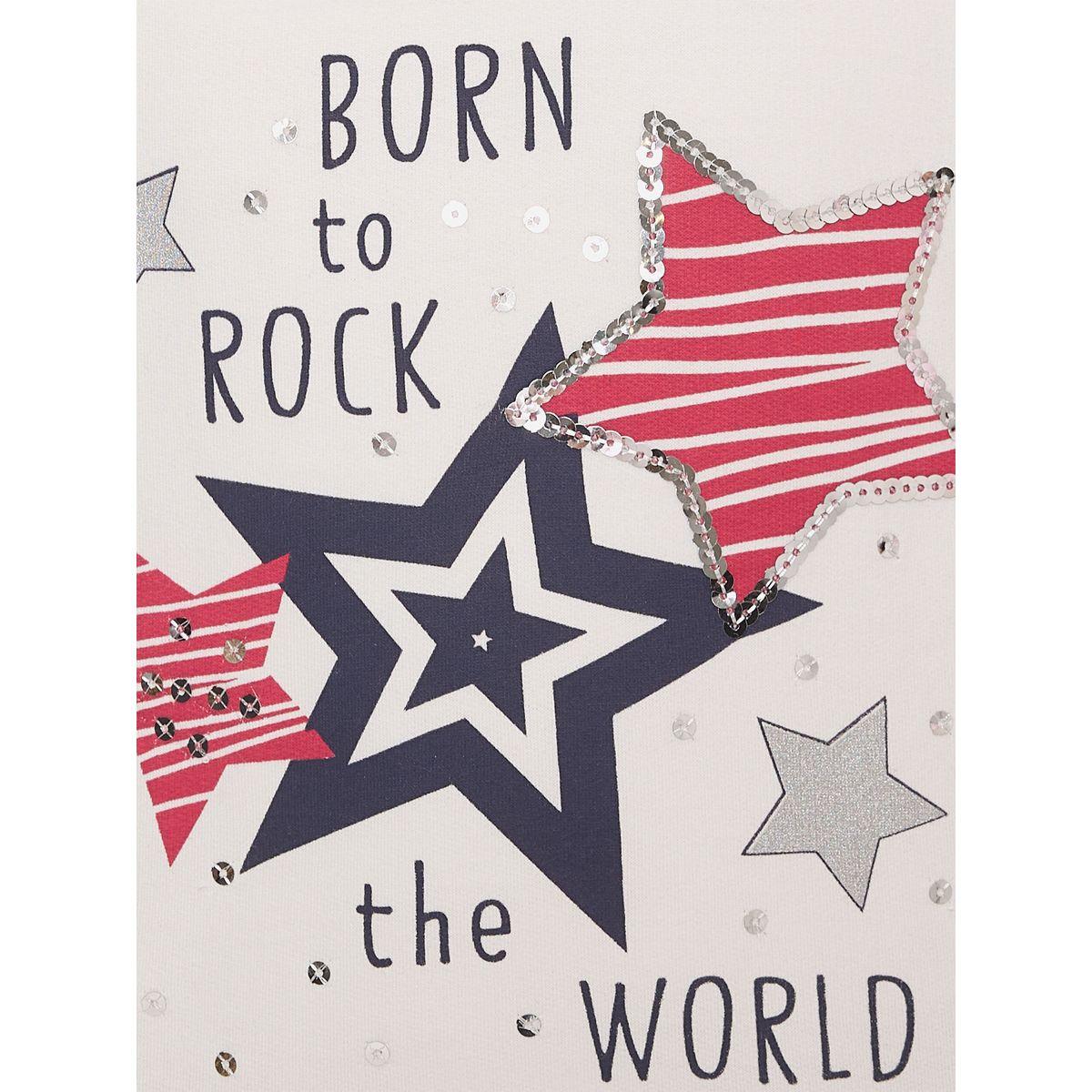 Victor and Jane X Styli  Graphic Print Sweatshirt & Stars Prints Flared Leggings Set-girls-clothing-setsandcoords-image-7
