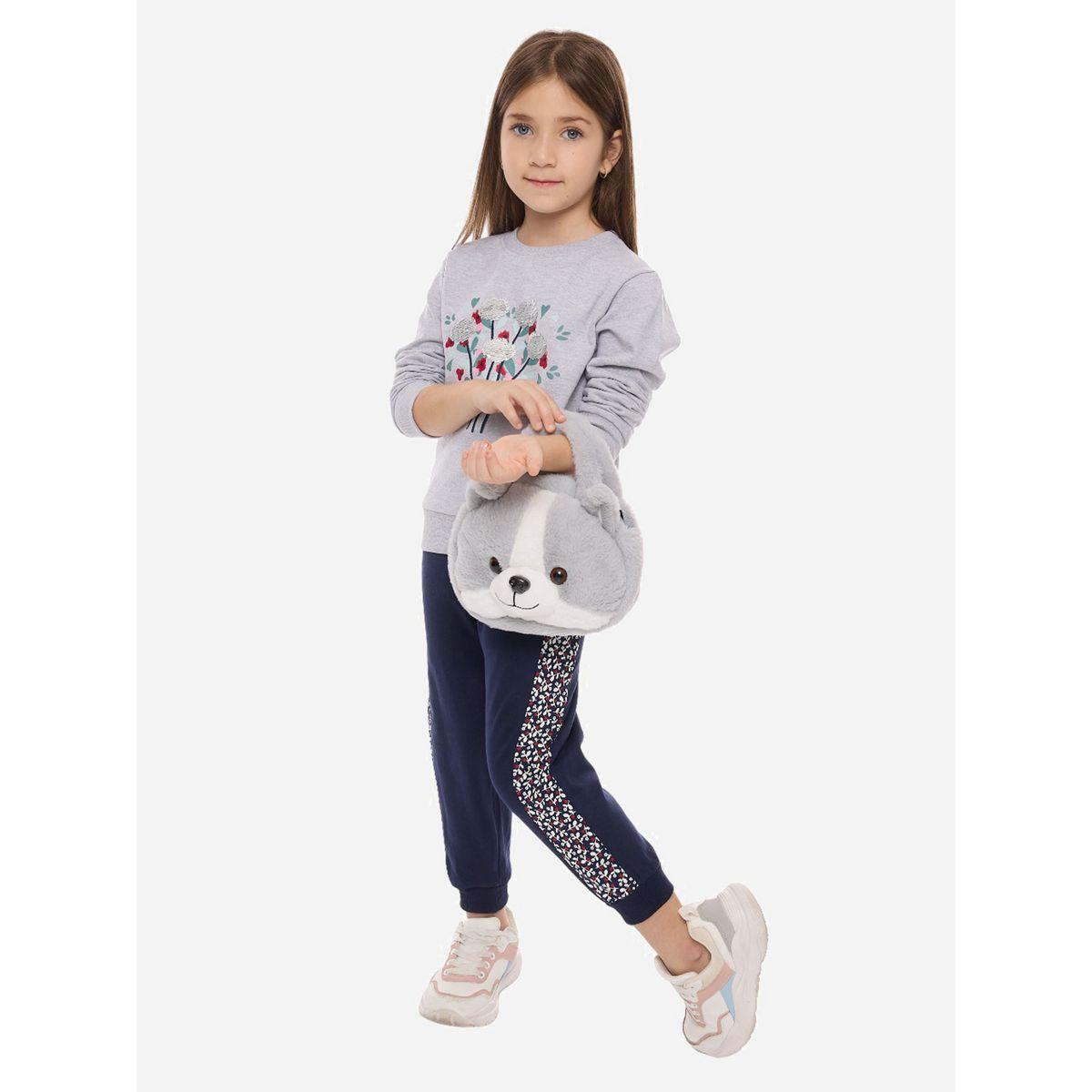 مجموعة من جوغر مع سويت شيرت بياقة دائرية فيكتور آند جين × ستايلي-girls-clothing-setsandcoords-image-2