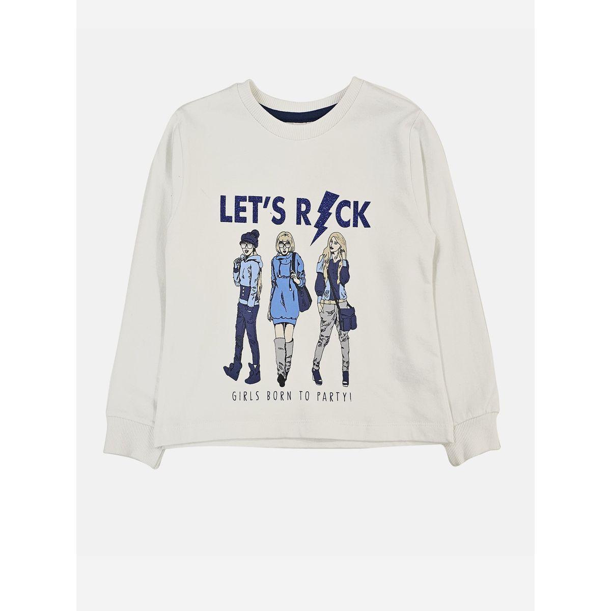 مجموعة من ليقنز وسويت شيرت بطبعة جرافيك فيكتور آند جين × ستايلي-girls-clothing-setsandcoords-image-2